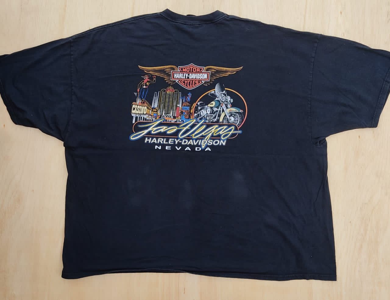 image of Tee D - 20 Harley Davidson in Black, Men's (Size 2XL)