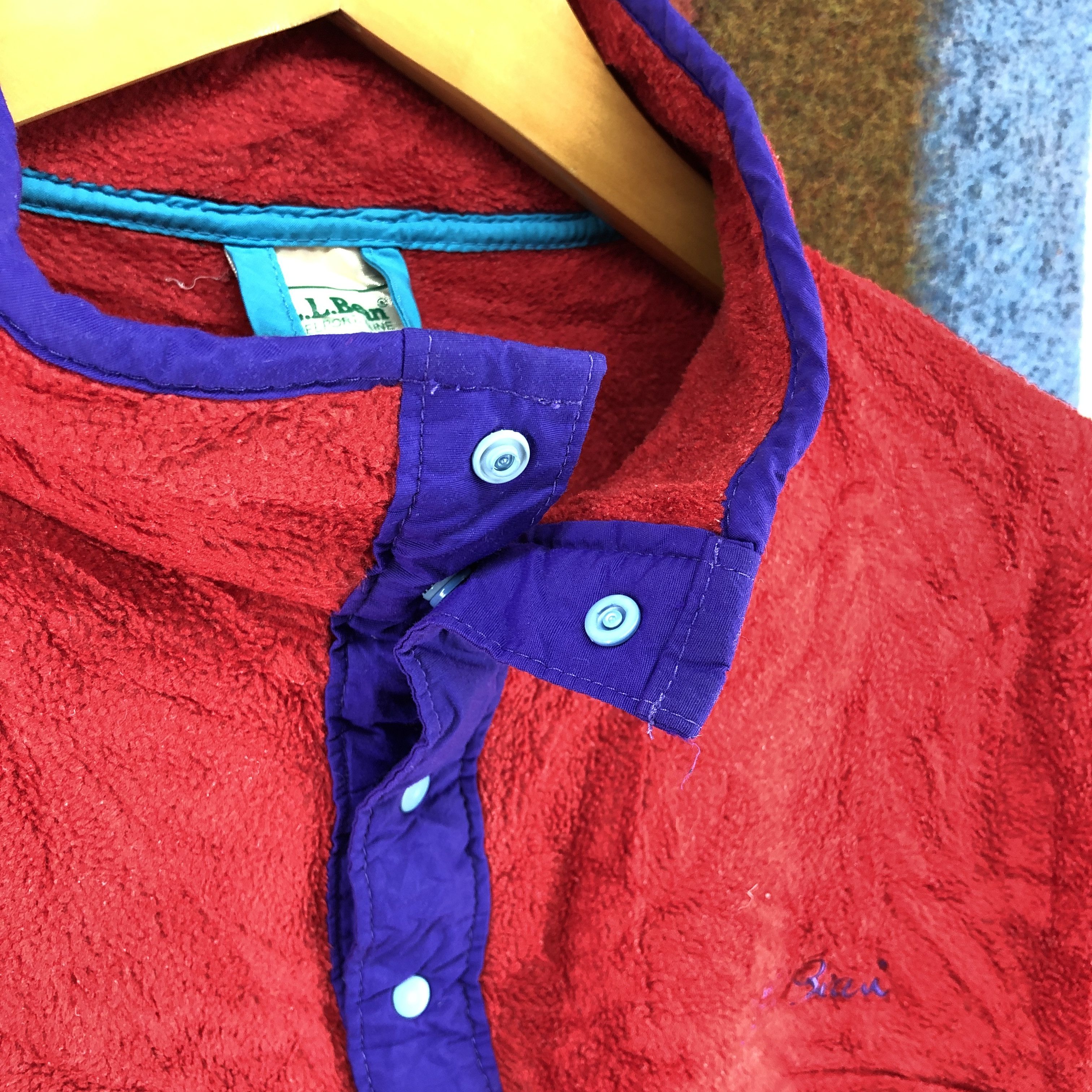 L.L. Bean 90s Vintage L.L BEAN FREEPORT MAINE Kids Fleece #02/A Size US L / EU 52-54 / 3 - 3 Thumbnail