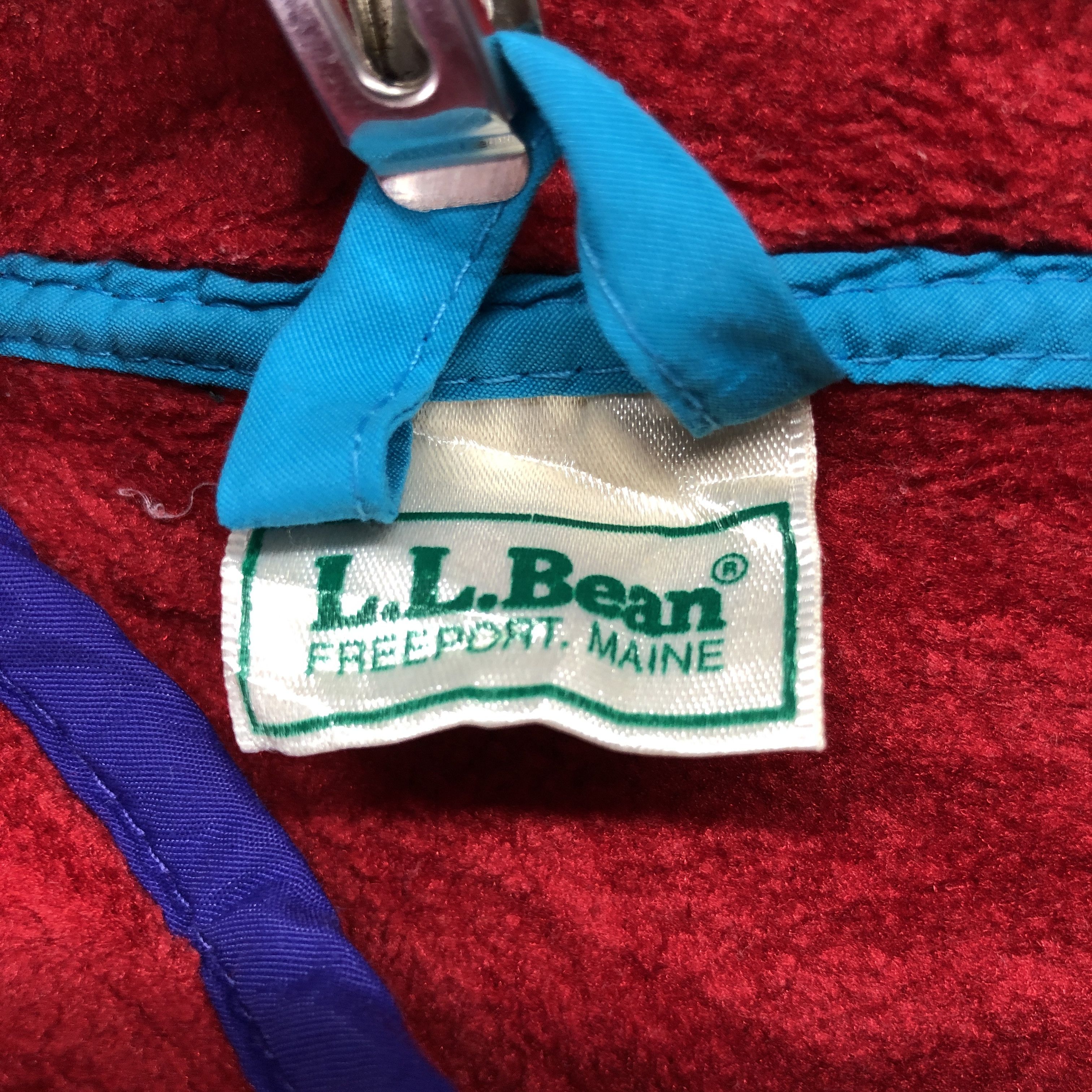 L.L. Bean 90s Vintage L.L BEAN FREEPORT MAINE Kids Fleece #02/A Size US L / EU 52-54 / 3 - 5 Thumbnail