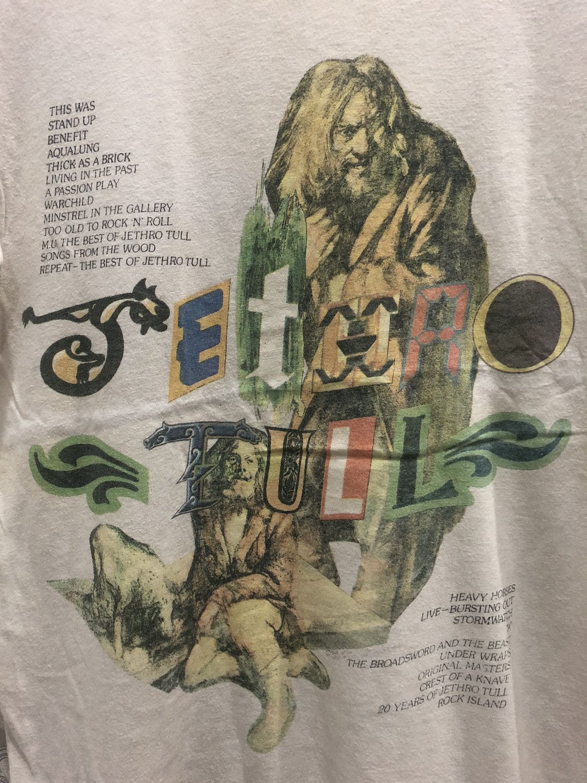 Band Tees × Vintage Vintage JETHRO TULL Size US M / EU 48-50 / 2 - 2 Thumbnail