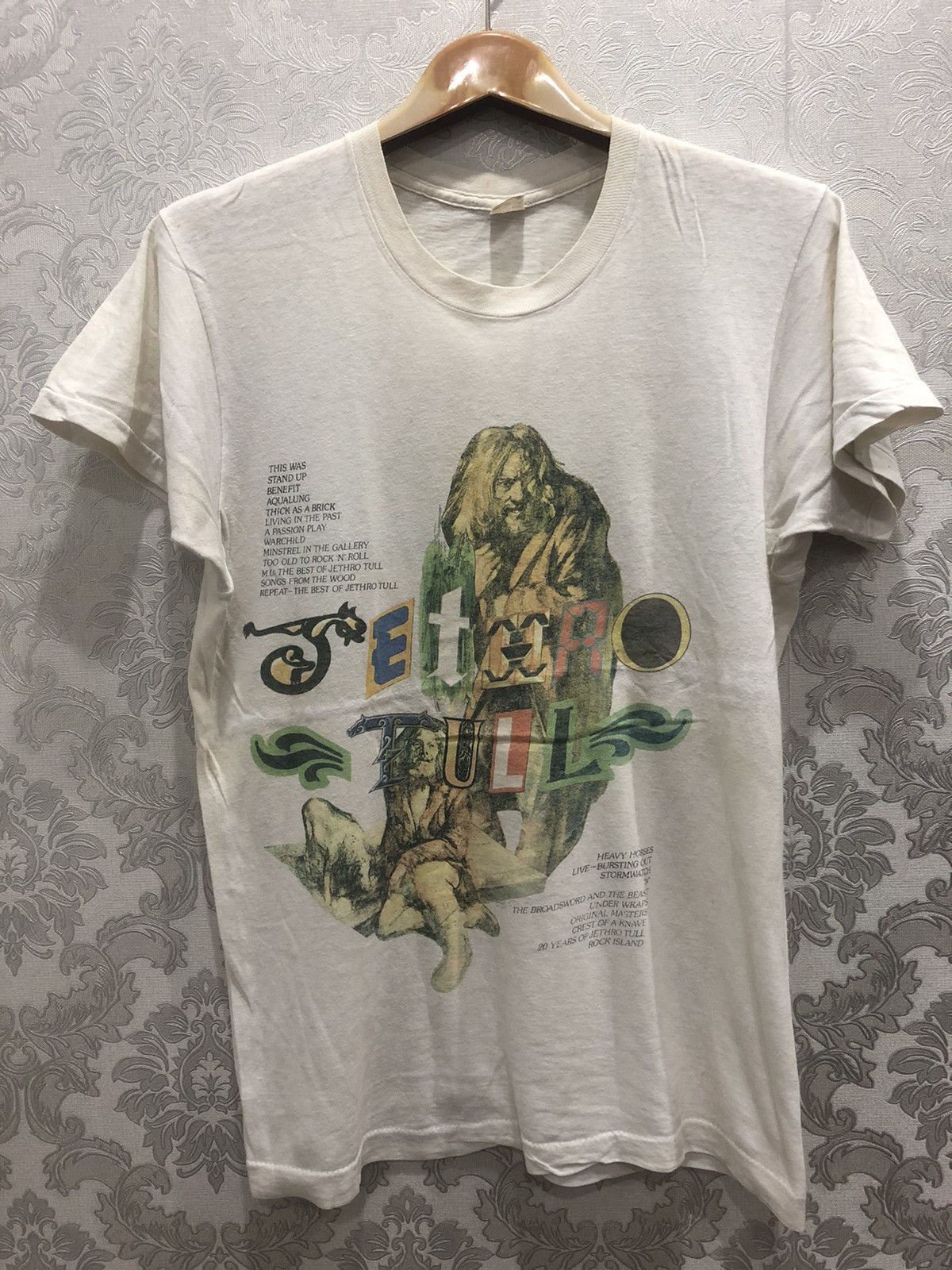 Band Tees × Vintage Vintage JETHRO TULL Size US M / EU 48-50 / 2 - 1 Thumbnail