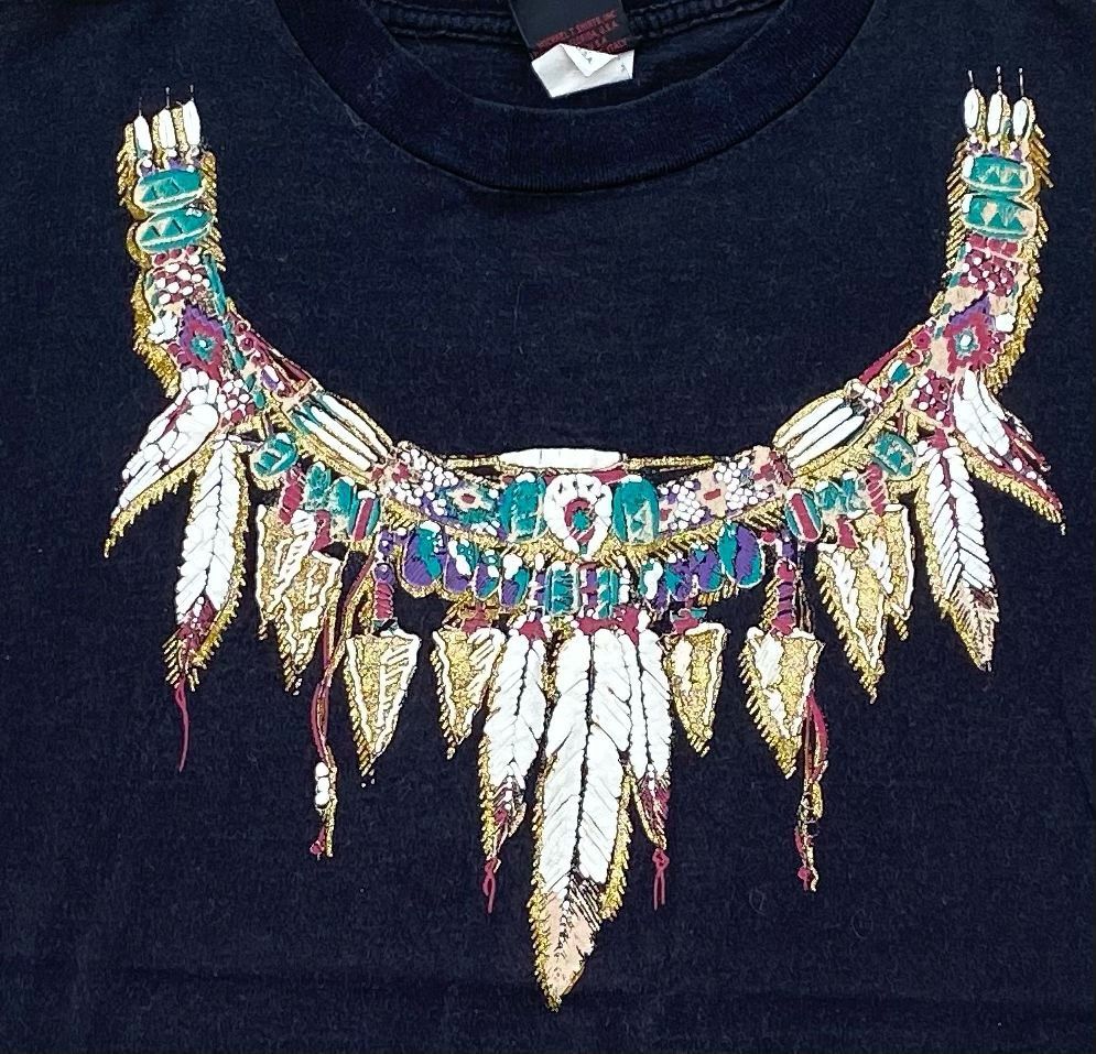 Vintage vintage tee D-18 ancient american Size US M / EU 48-50 / 2 - 2 Thumbnail