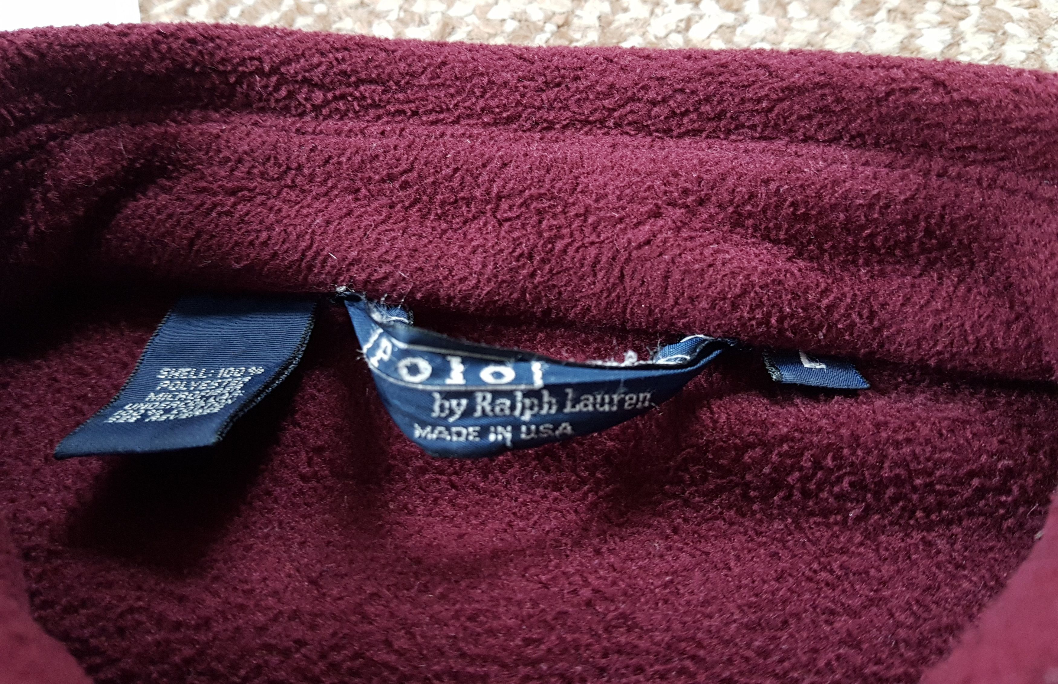 Polo Ralph Lauren Rare y2k Ralph Lauren Polo vintage fleece jacket full zip Size US L / EU 52-54 / 3 - 13 Thumbnail