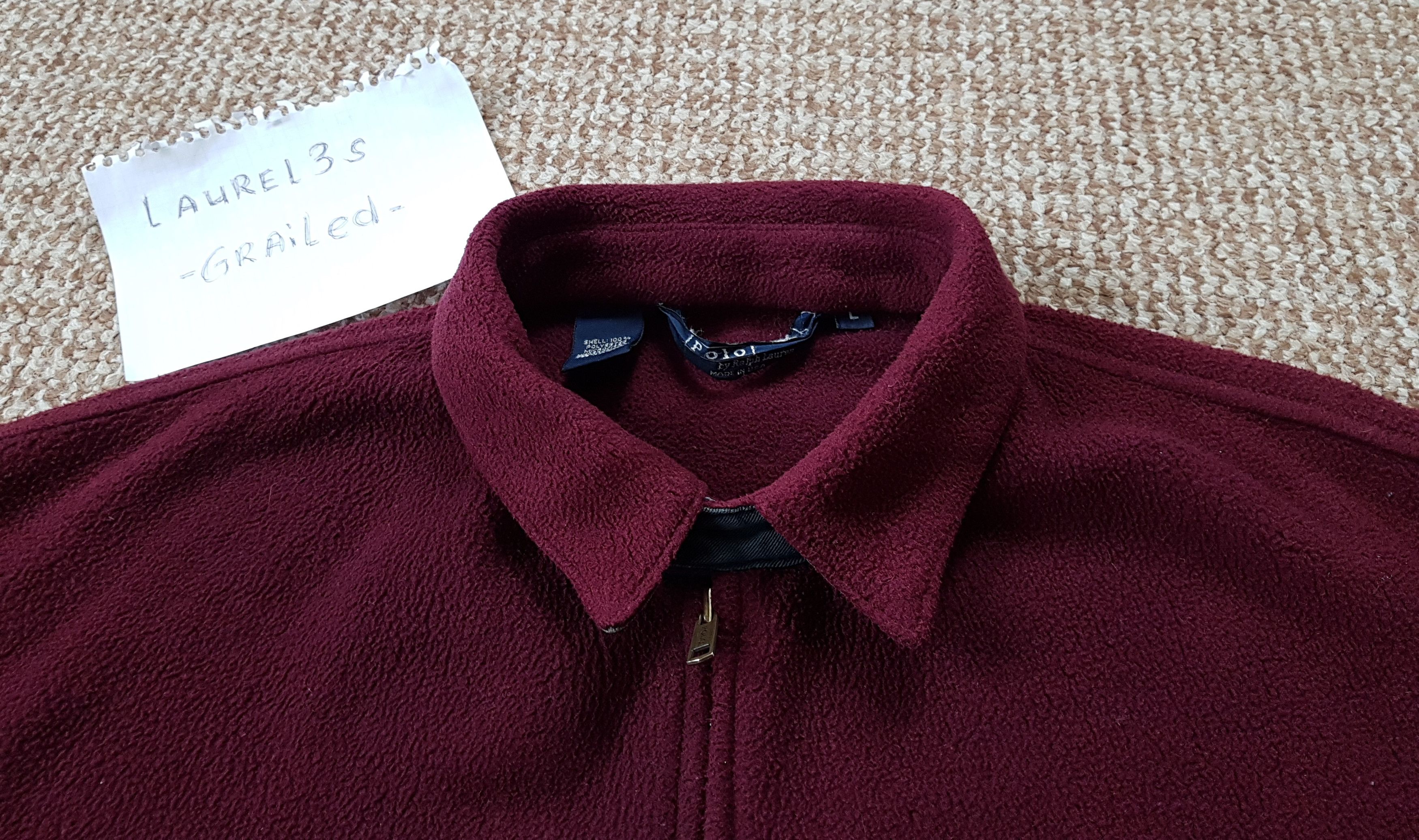 Polo Ralph Lauren Rare y2k Ralph Lauren Polo vintage fleece jacket full zip Size US L / EU 52-54 / 3 - 10 Thumbnail