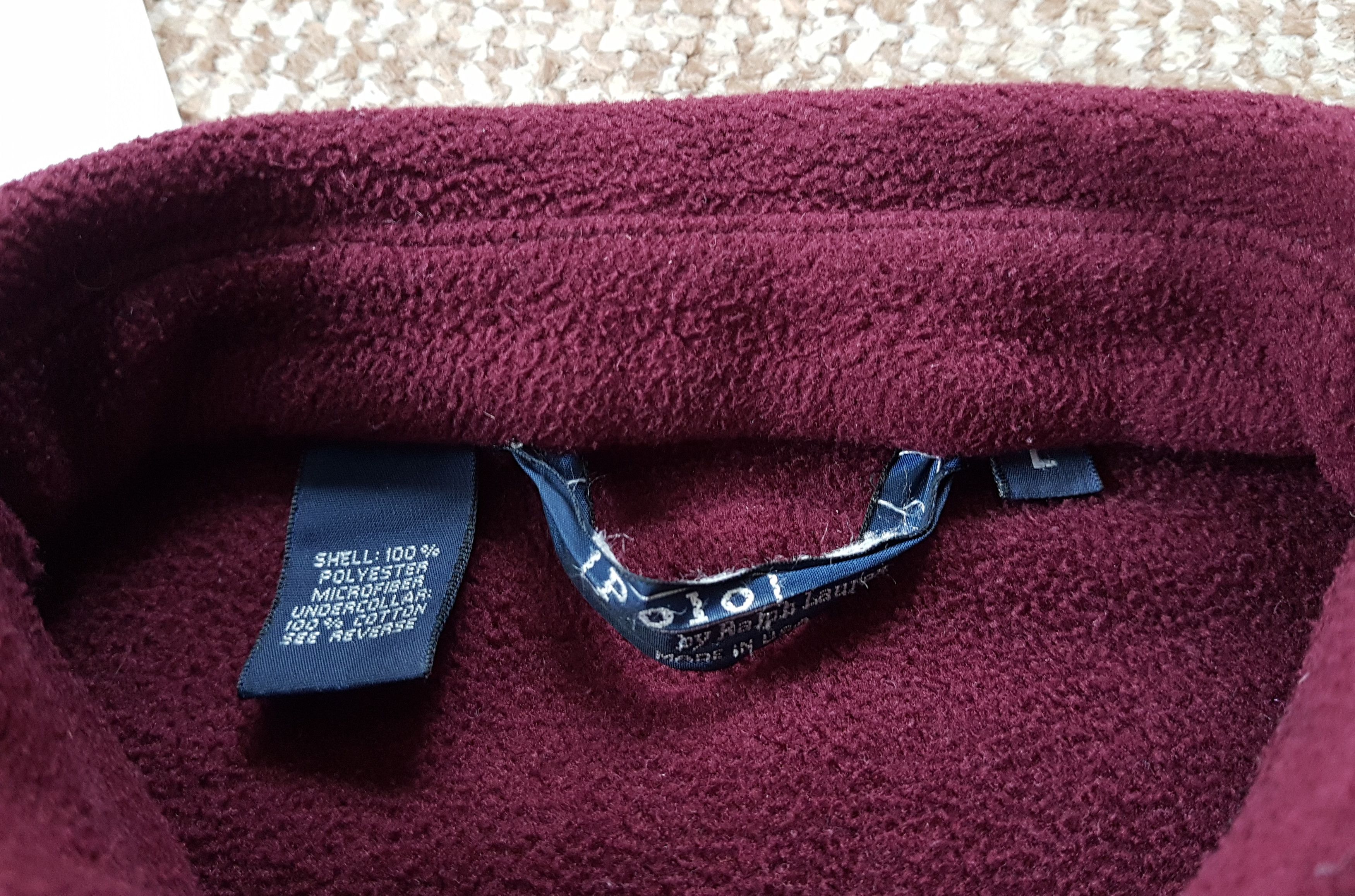Polo Ralph Lauren Rare y2k Ralph Lauren Polo vintage fleece jacket full zip Size US L / EU 52-54 / 3 - 12 Thumbnail