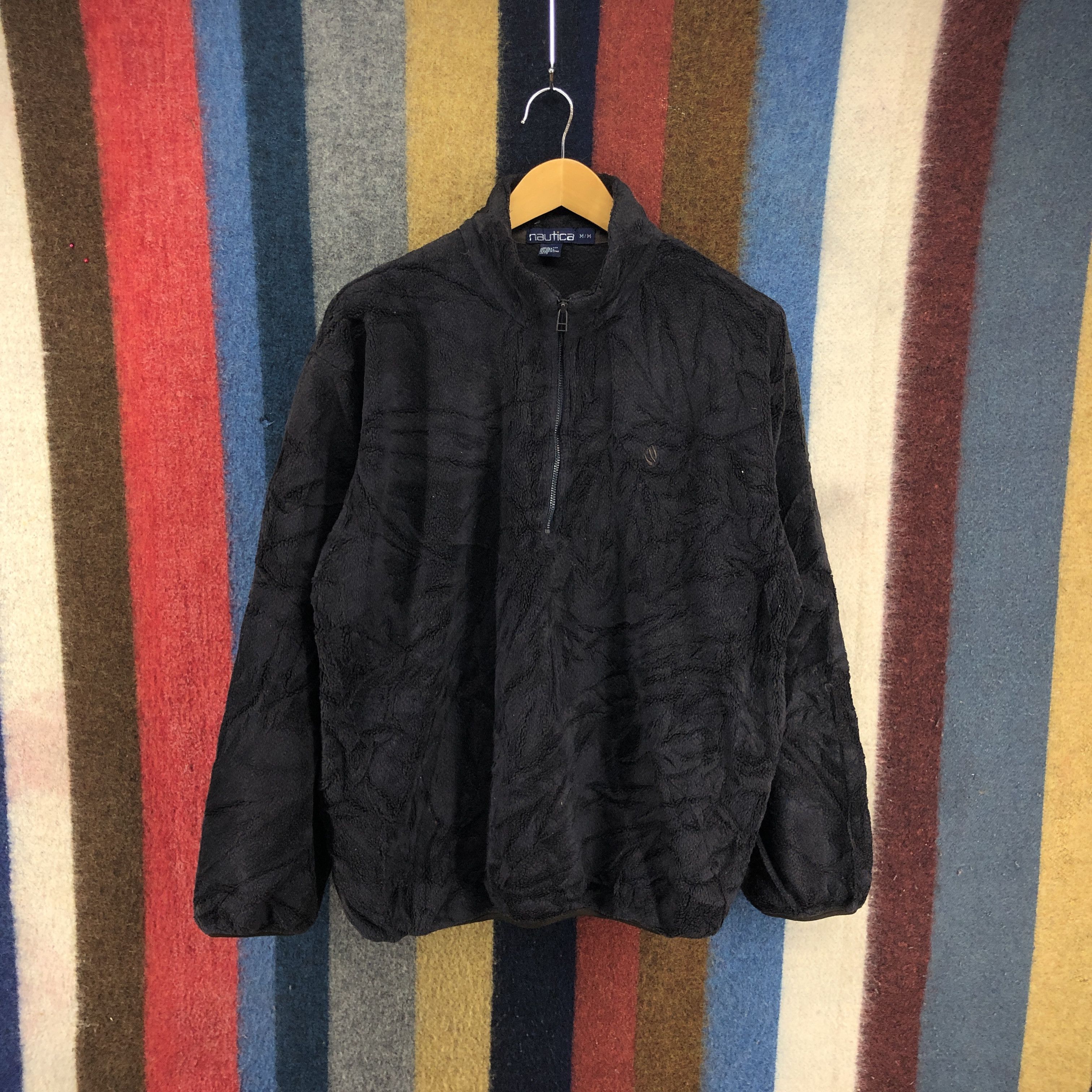 Nautica 90s Vintage NAUTICA Turtle Neck Fleece #0111/F Size US L / EU 52-54 / 3 - 1 Thumbnail