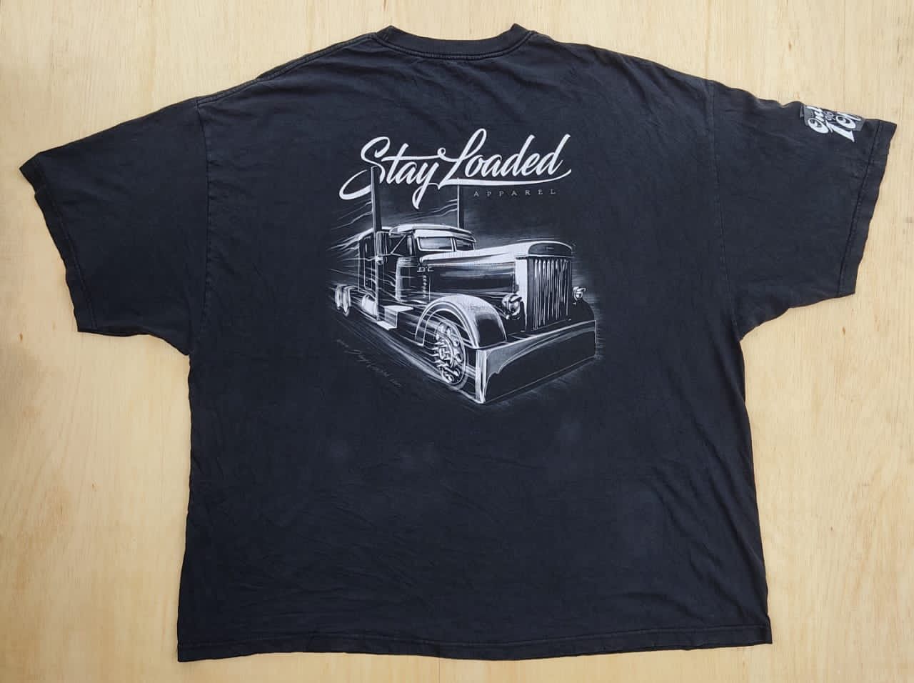 image of Vintage Tee D - 20 Trucker in Black, Men's (Size 2XL)