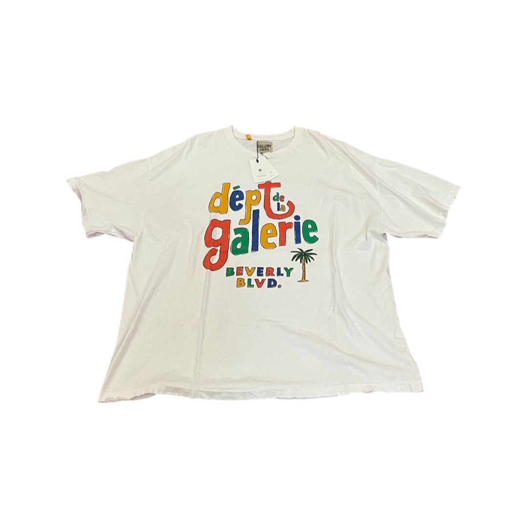 Image of Gallery Dept Beverly Hills Blvd Tee in White, Men's (Size 2XL)