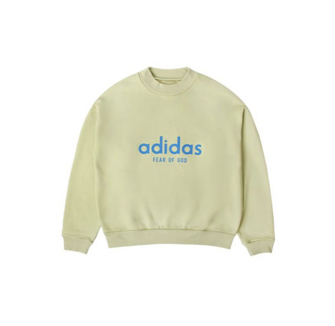 image of Adidas x Fear Of God Innersect Exclusive Crewneck Sweatshirt in Green, Men's (Size Small)