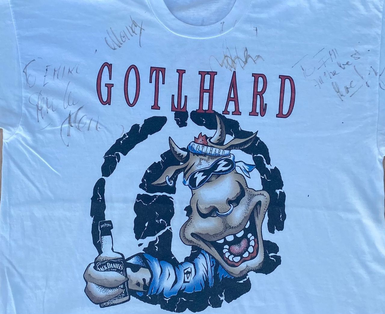 Band Tees × Vintage vintage tee D - 6 gotthard festival summer 1996 Size US XL / EU 56 / 4 - 2 Thumbnail