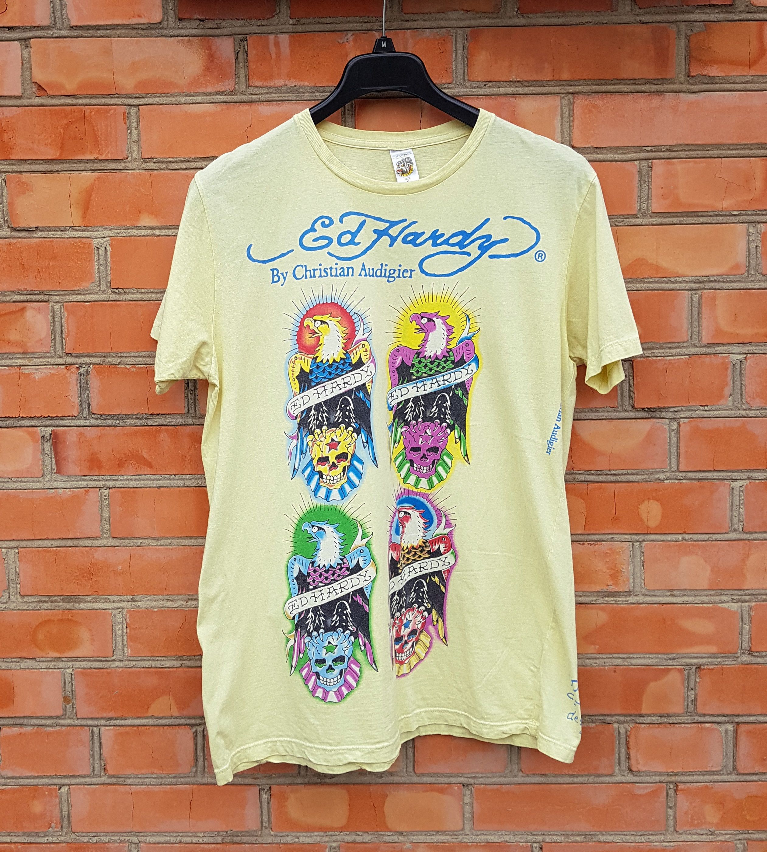 Ed Hardy Ed Hardy by Christian Audigier Eagle Skull Print Tee Size US L / EU 52-54 / 3 - 2 Thumbnail