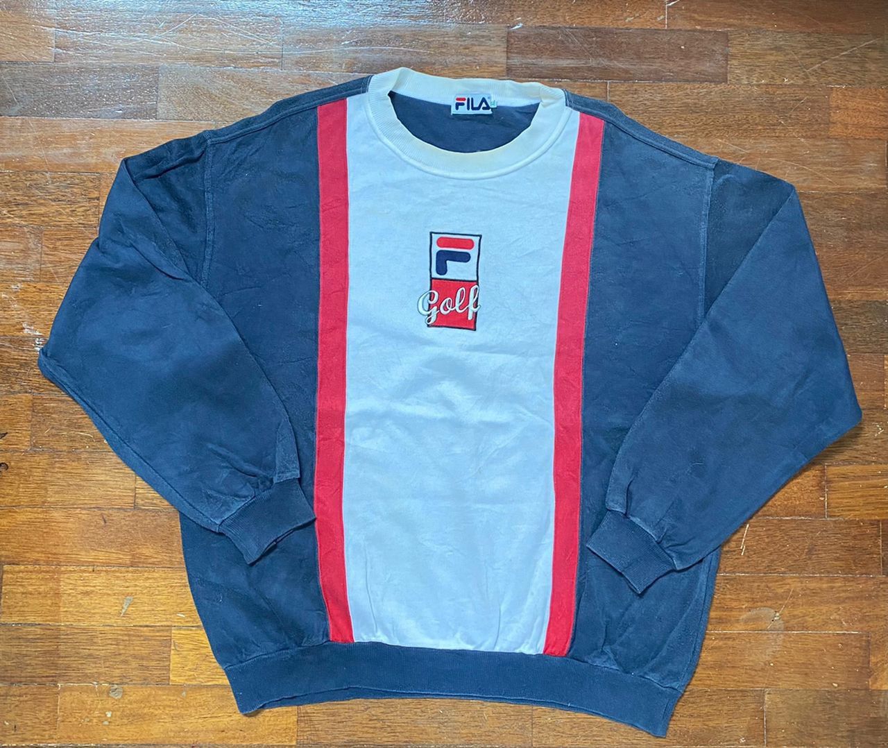 image of Vintage Fila Sw 6 in Navy, Men's (Size XL)