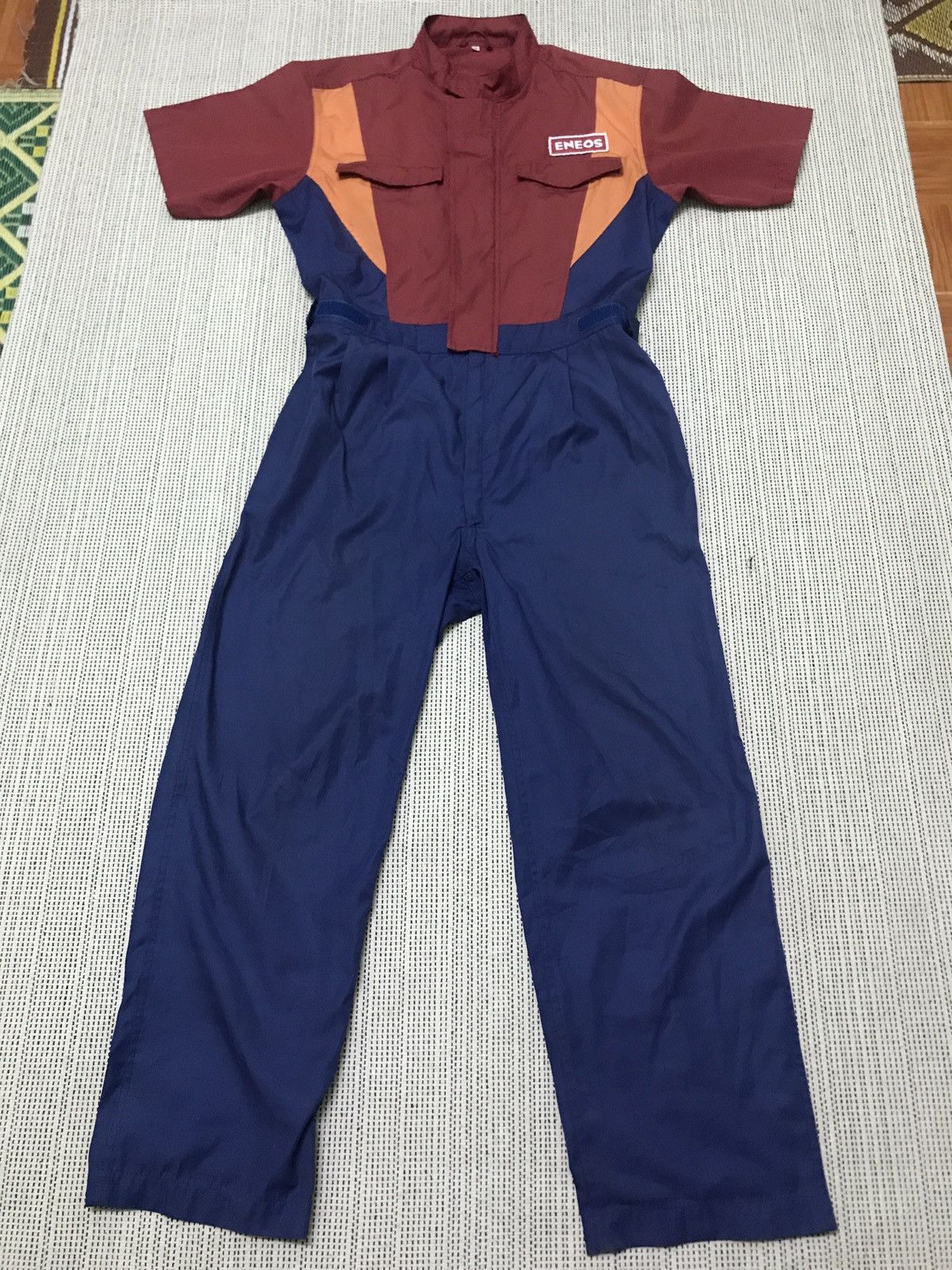image of Eneos Racing Japan Coverall Jumpsuit in Blue, Men's (Size 34)
