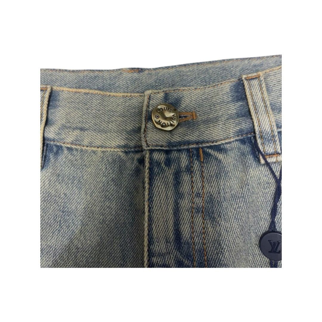 Louis Vuitton × Virgil Abloh Tourist vs purist tuffetage denim jeans Size US 30 / EU 46 - 3 Thumbnail