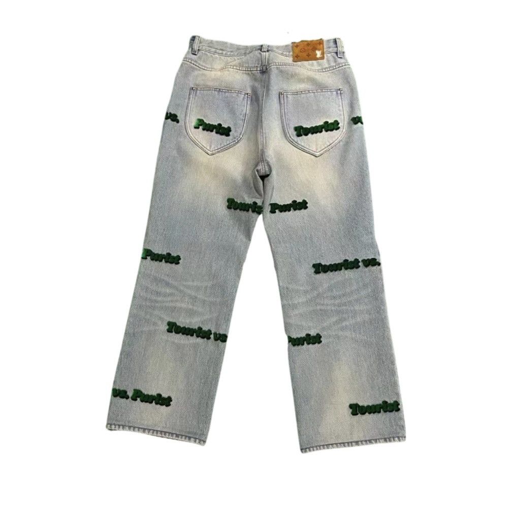 Louis Vuitton × Virgil Abloh Tourist vs purist tuffetage denim jeans Size US 30 / EU 46 - 2 Thumbnail