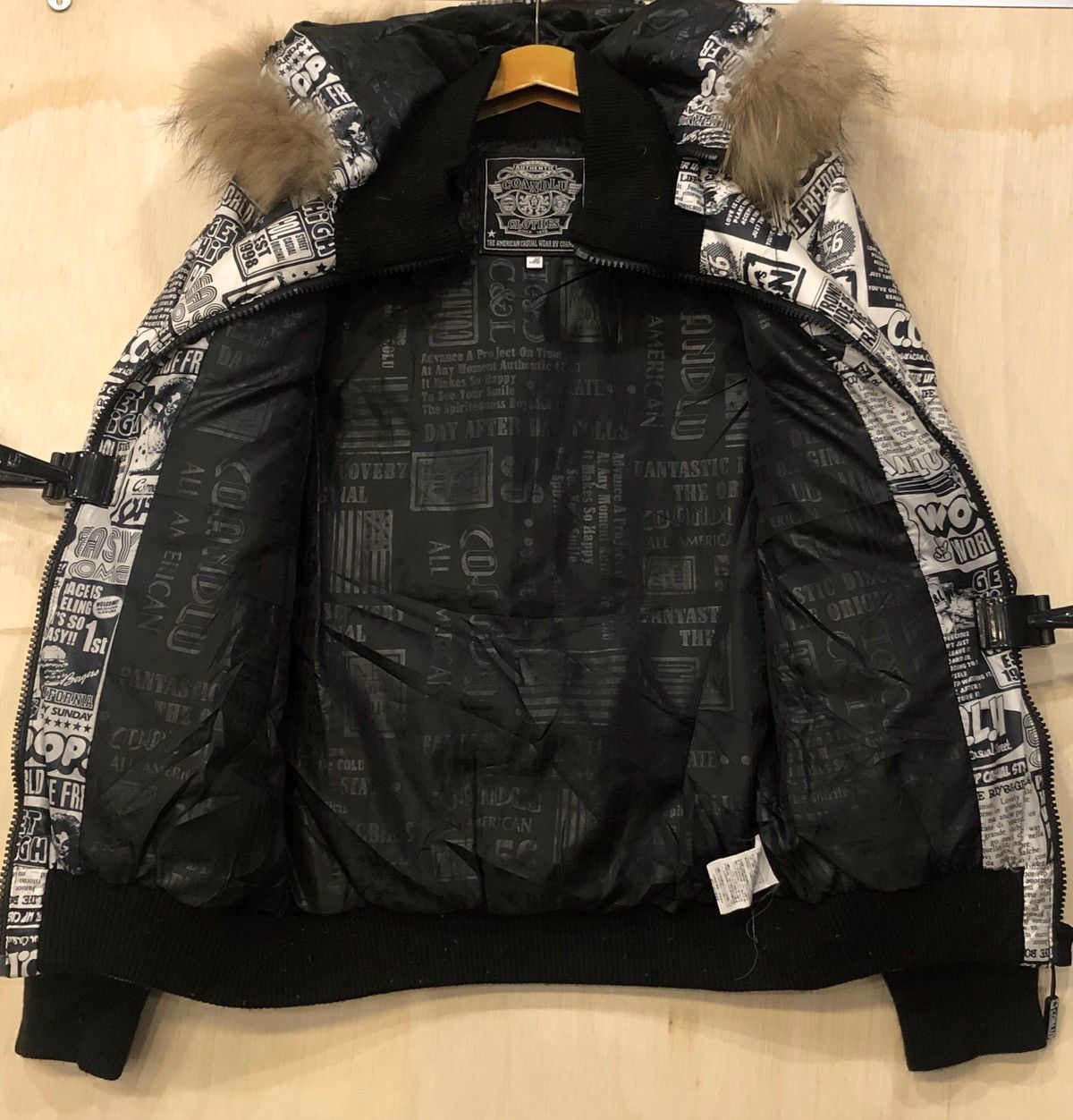 Japanese Brand CO & LU overprint hoodie fullprint Size US M / EU 48-50 / 2 - 7 Thumbnail