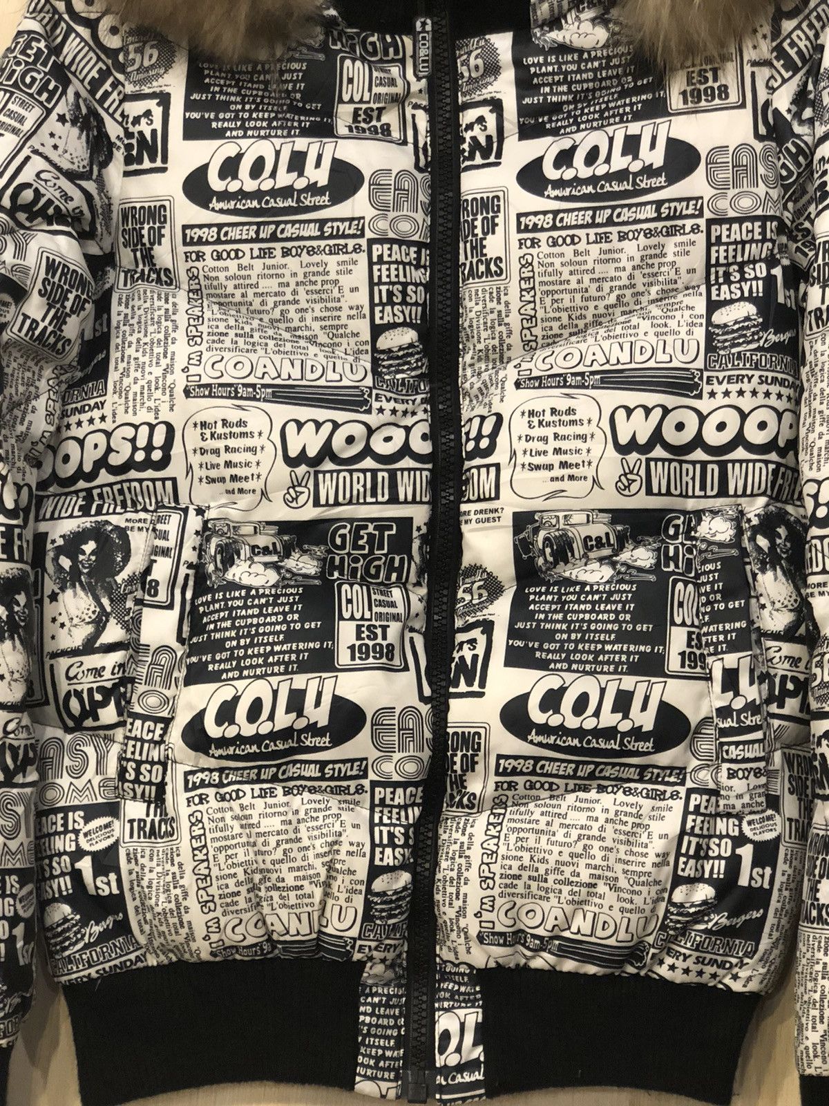 Japanese Brand CO & LU overprint hoodie fullprint Size US M / EU 48-50 / 2 - 2 Thumbnail