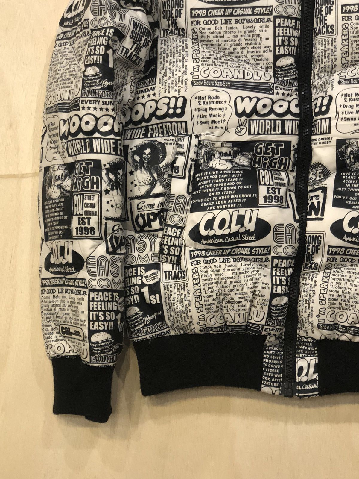 Japanese Brand CO & LU overprint hoodie fullprint Size US M / EU 48-50 / 2 - 3 Thumbnail