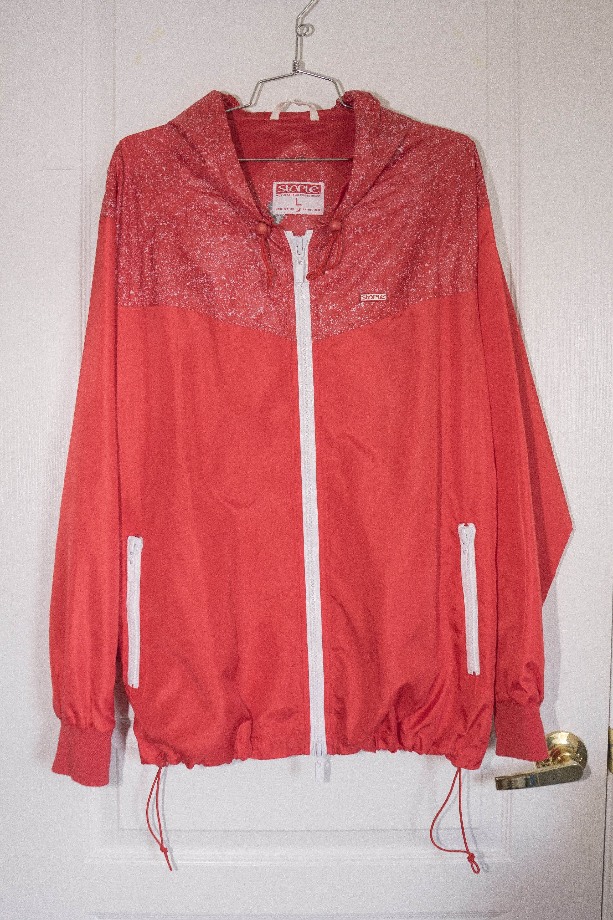 Staple Staple Pigeon Splatter Windbreaker - Sz L Size US L / EU 52-54 / 3 - 1 Thumbnail