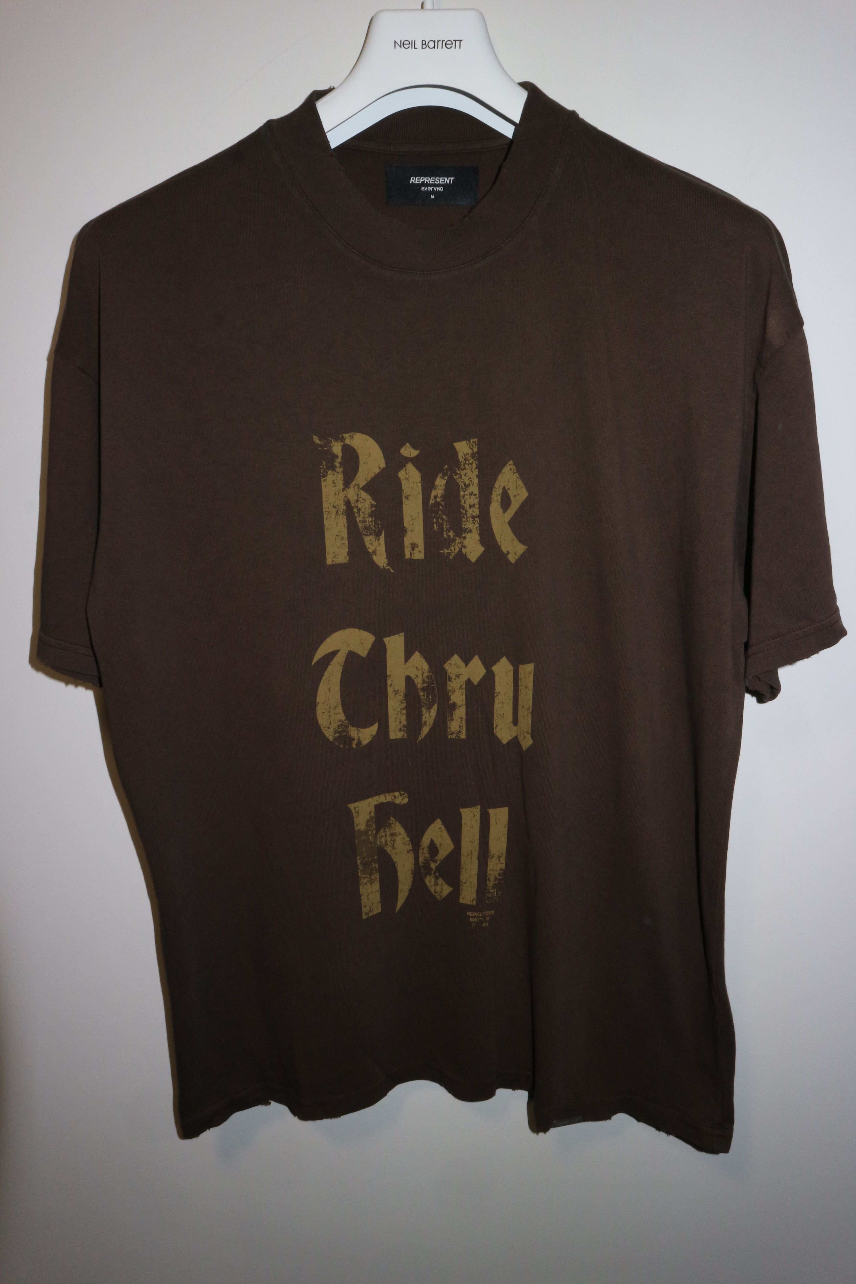 Represent Clo. Ride thru hell t-sirt Size US L / EU 52-54 / 3 - 1 Thumbnail