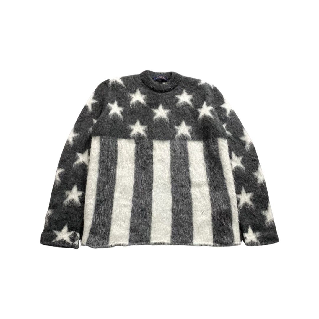 FW19 mohair flag sweater