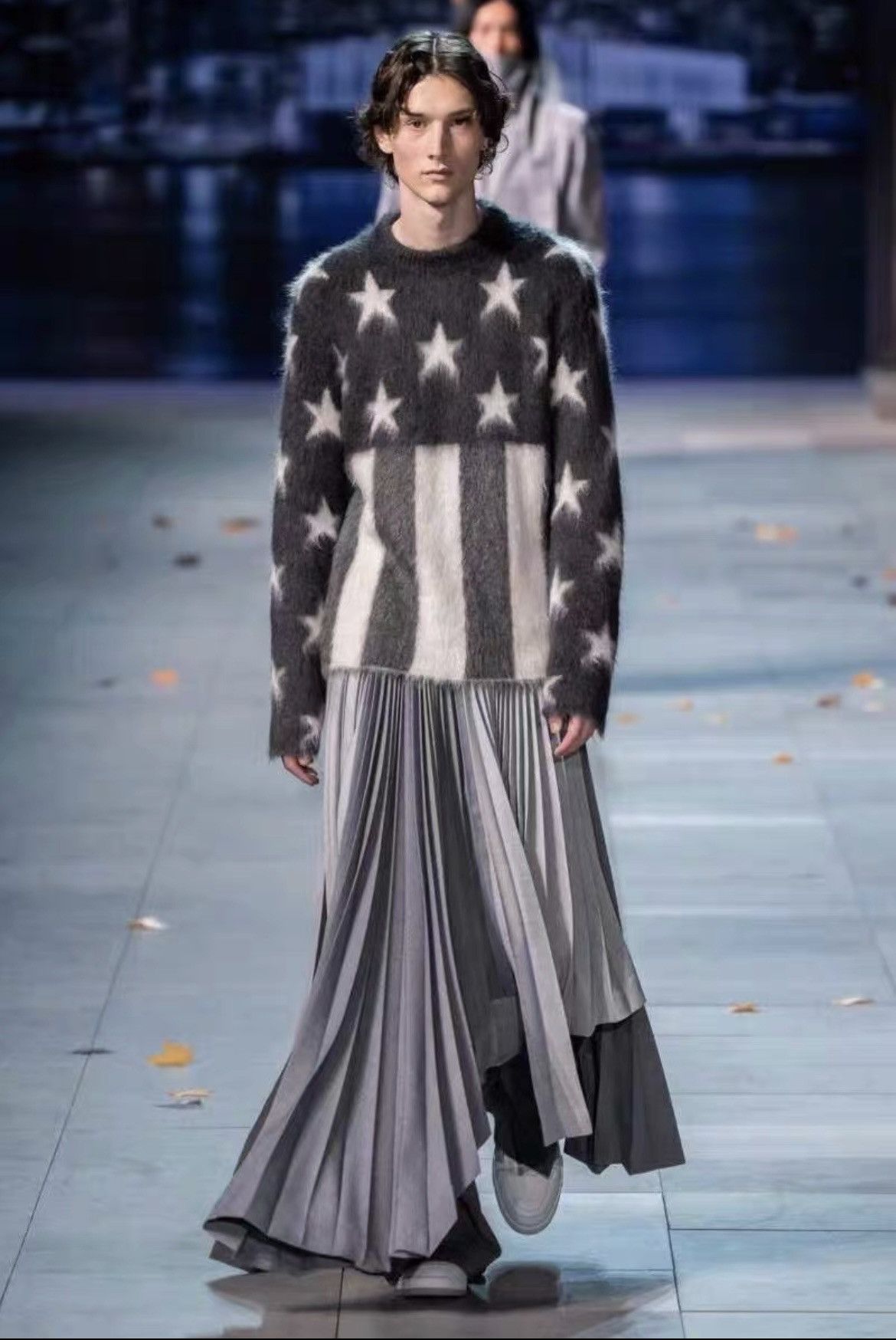 Louis Vuitton FW19 mohair flag sweater Size US L / EU 52-54 / 3 - 2 Thumbnail
