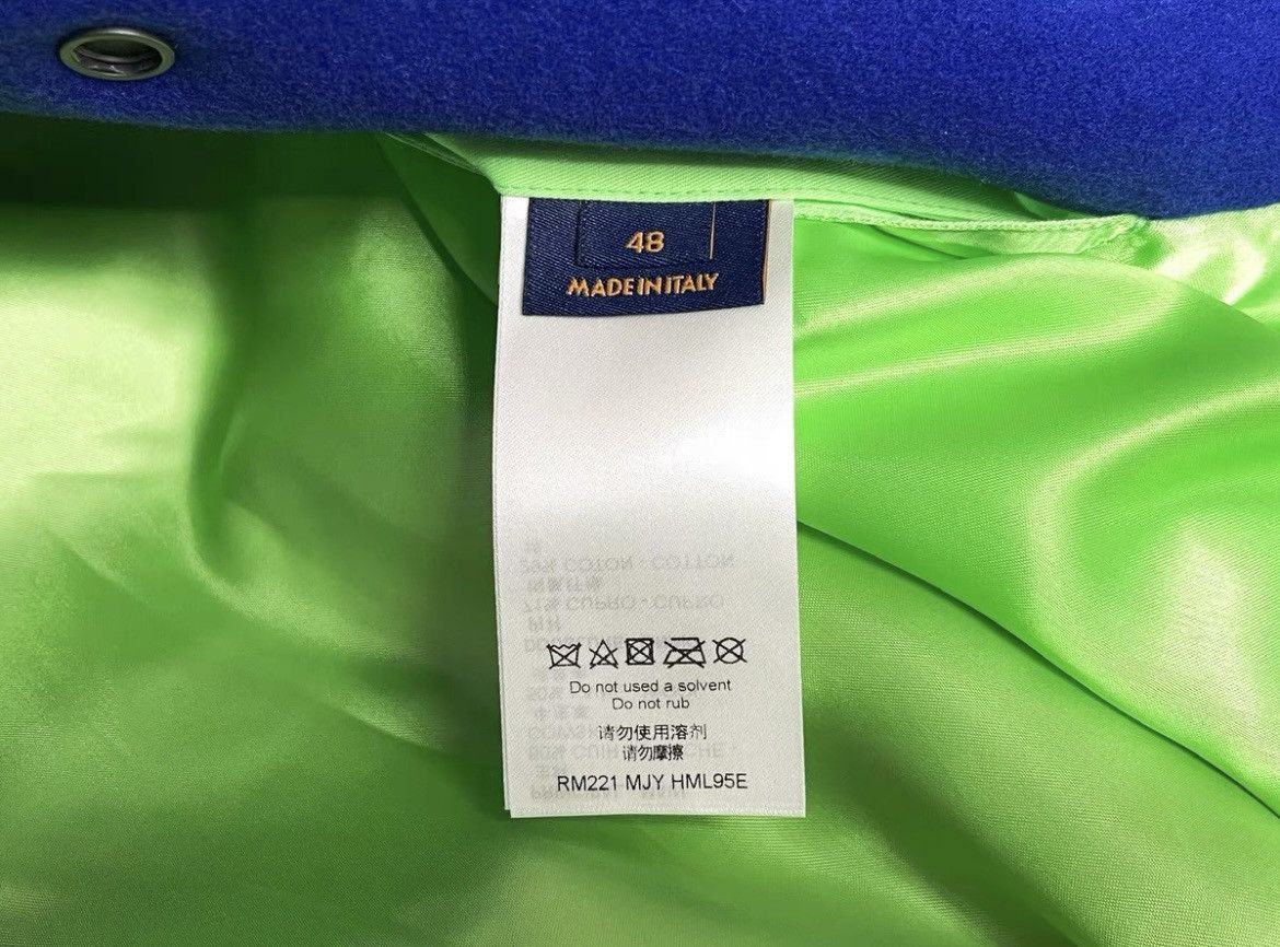 Louis Vuitton × Virgil Abloh Mix gradient leather bomber varsity jacket Size US M / EU 48-50 / 2 - 5 Thumbnail
