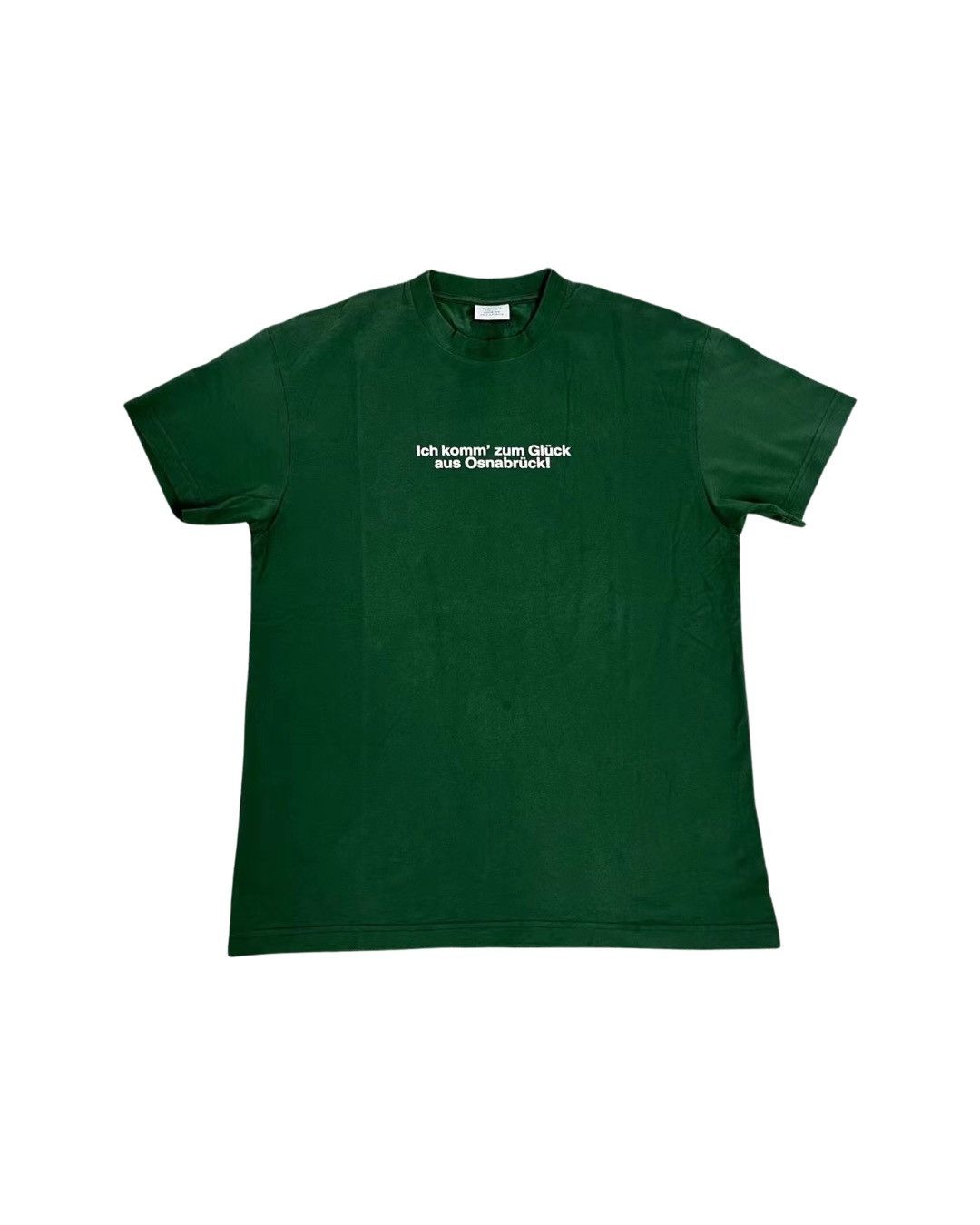 image of Vetements Tourist Tee in Green, Men's (Size Small)