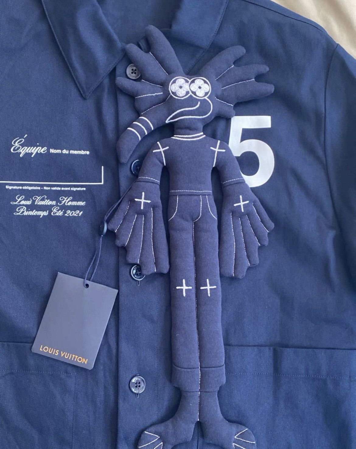 Louis Vuitton × Virgil Abloh Japan exclusive puppet button up shirt Size US L / EU 52-54 / 3 - 3 Thumbnail