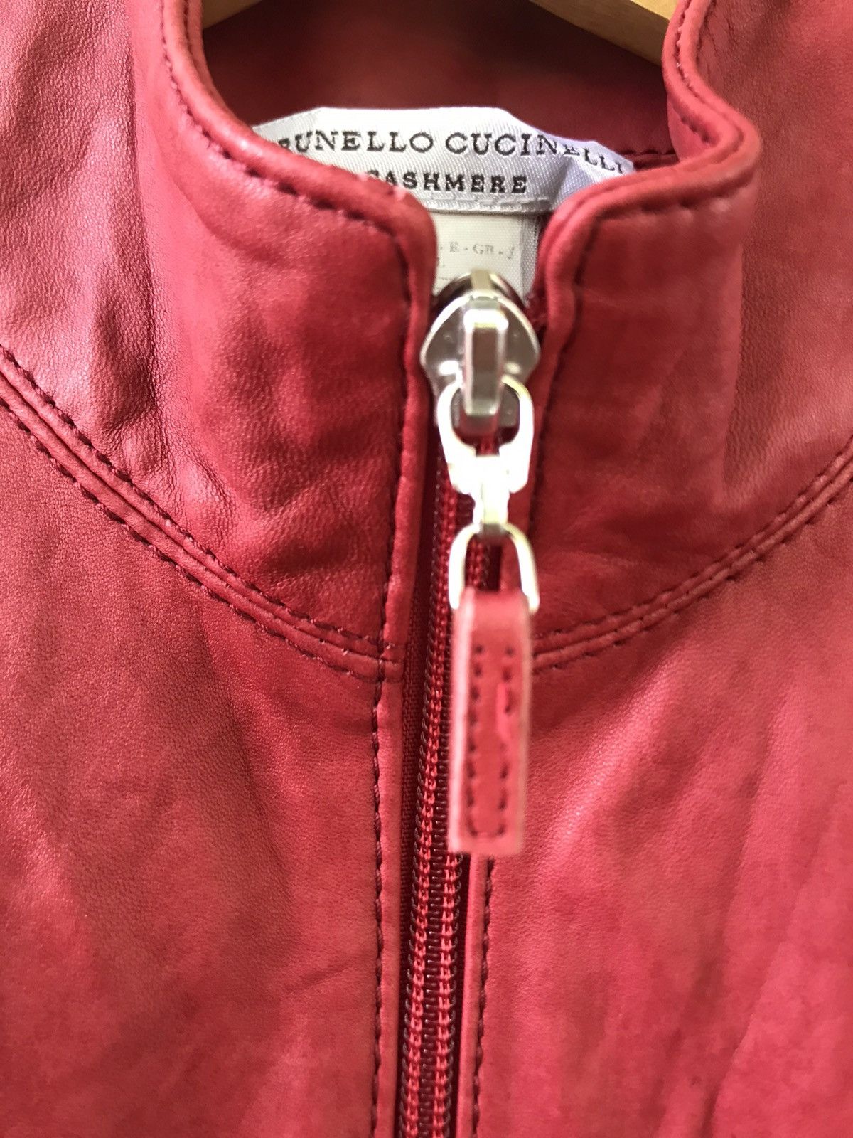 Brunello Cucinelli Brunello Cucinelli Cashmera Leather Jacket Size S / US 4 / IT 40 - 3 Thumbnail