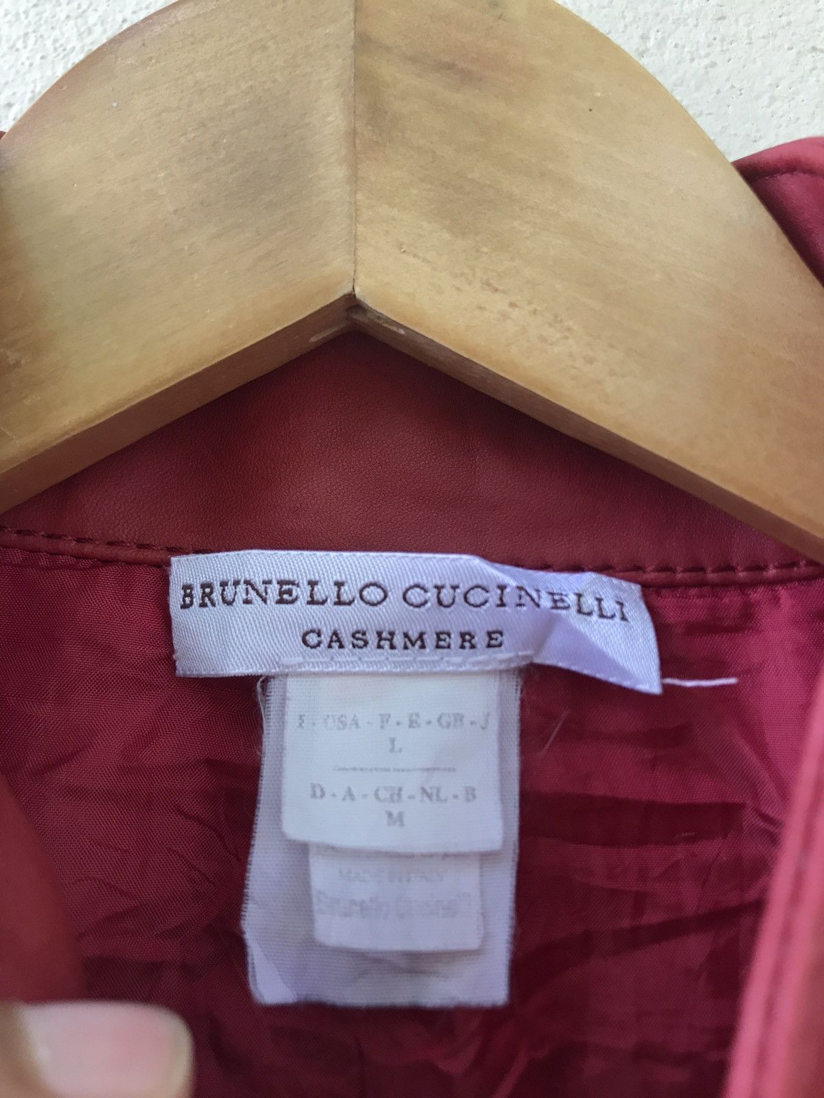 Brunello Cucinelli Brunello Cucinelli Cashmera Leather Jacket Size S / US 4 / IT 40 - 8 Thumbnail