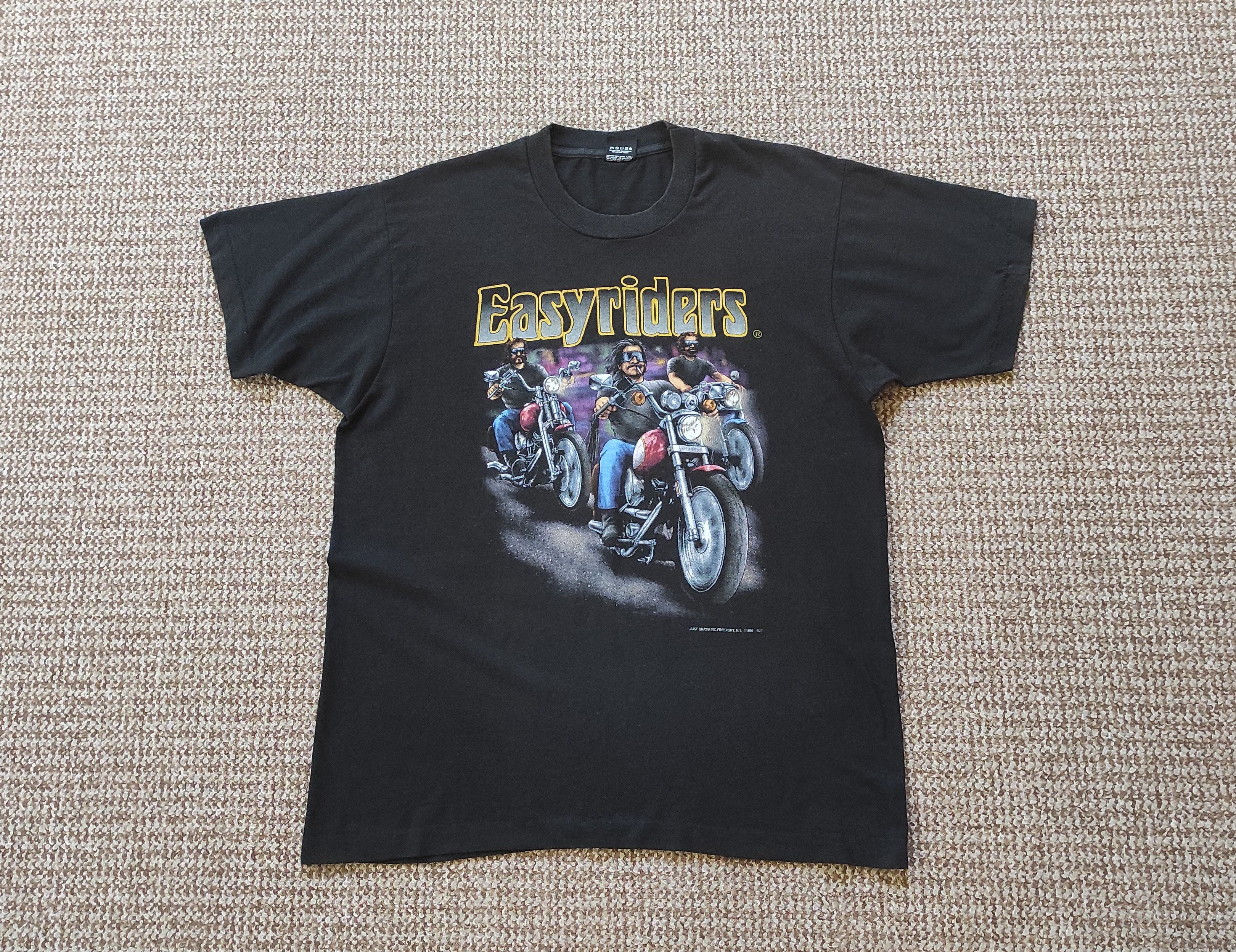 Band Tees Vintage Easyriders 1992 Biker Motorcycle Tee T Shirt Size US XL / EU 56 / 4 - 1 Thumbnail