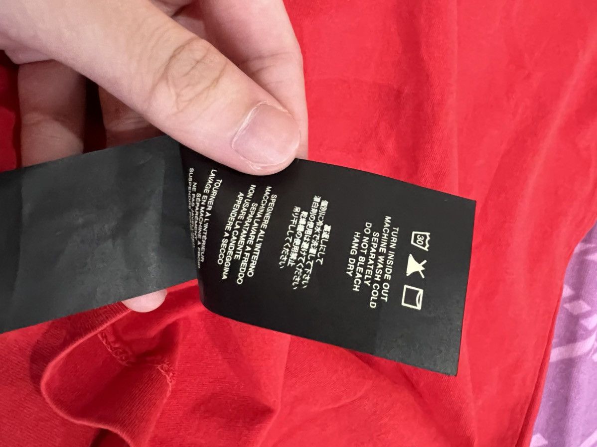 Fear of God Red 7 tee Size US M / EU 48-50 / 2 - 7 Thumbnail