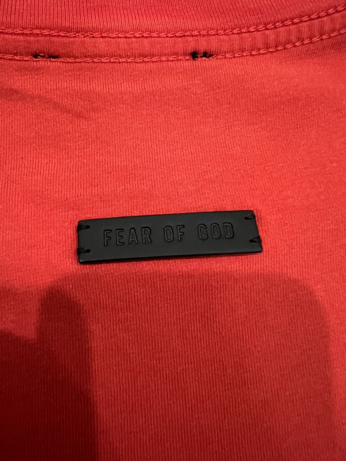 Fear of God Red 7 tee Size US M / EU 48-50 / 2 - 3 Thumbnail