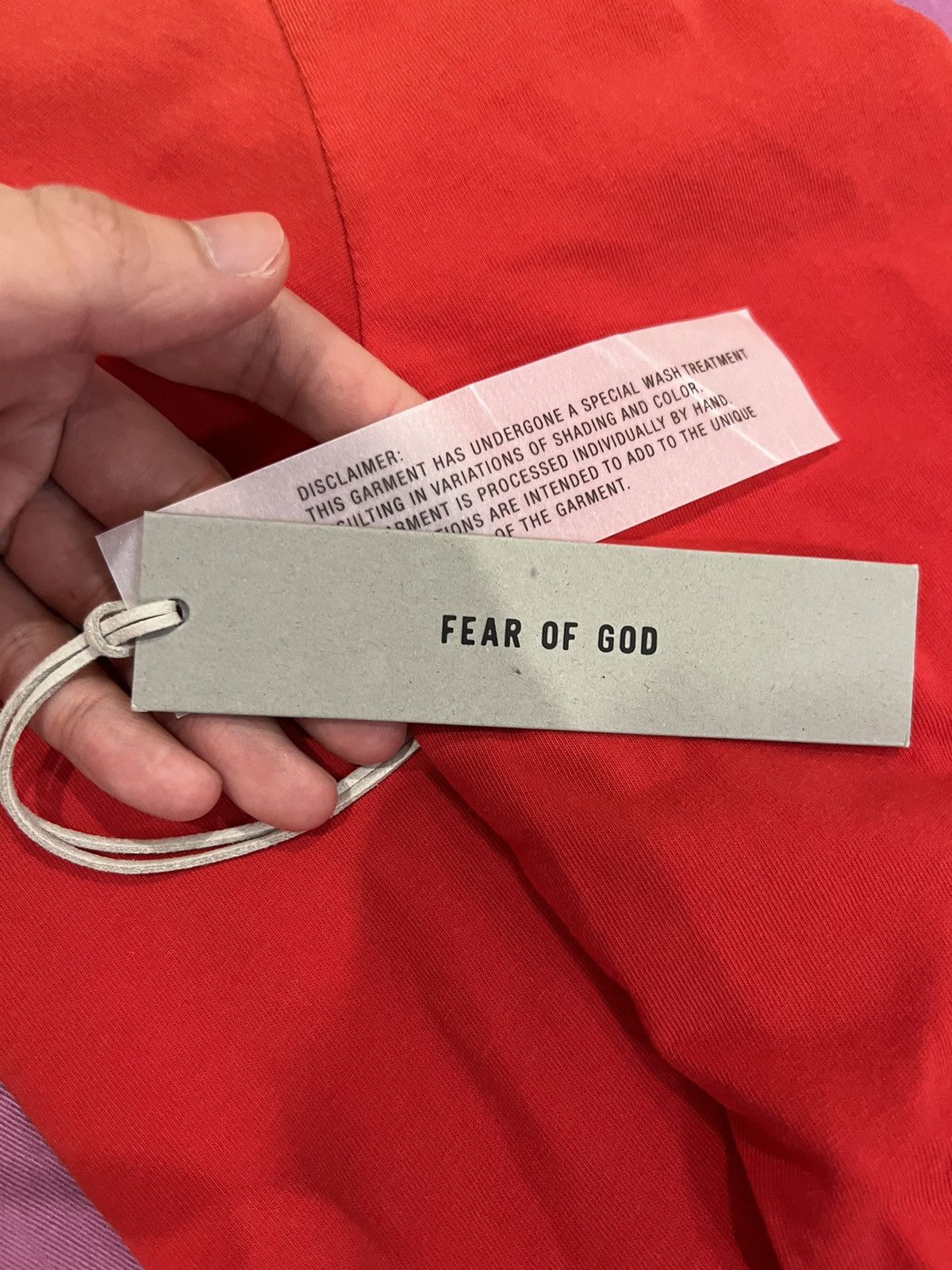Fear of God Red 7 tee Size US M / EU 48-50 / 2 - 9 Thumbnail