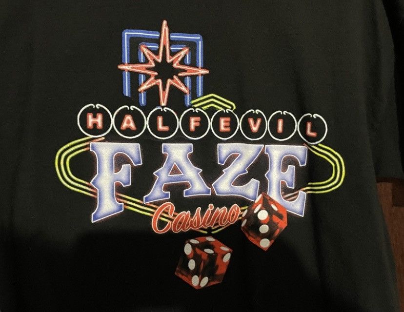 Half Evil Half Evil 333 FAZE Casino Tee Black size small Size US S / EU 44-46 / 1 - 2 Thumbnail
