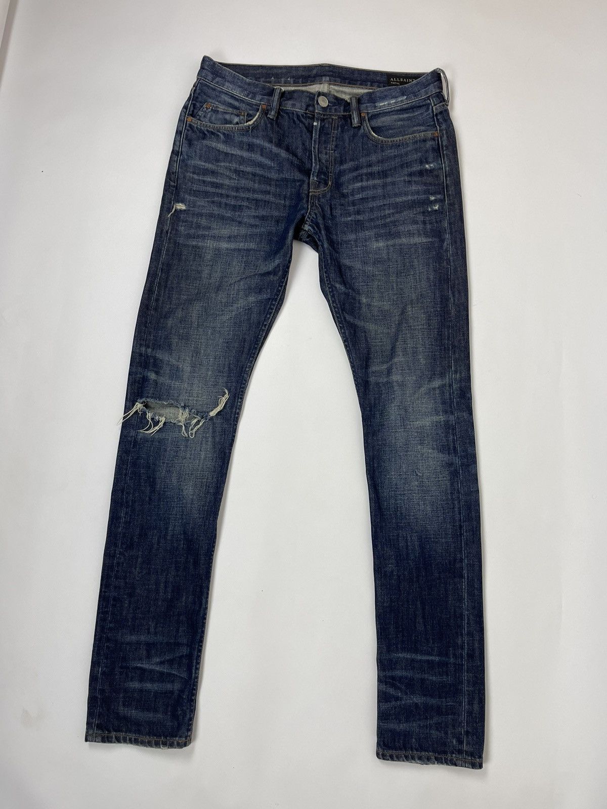 Allsaints Allsaints Kanaba Pistol distressed denim jeans pants Size US 32 / EU 48 - 2 Thumbnail