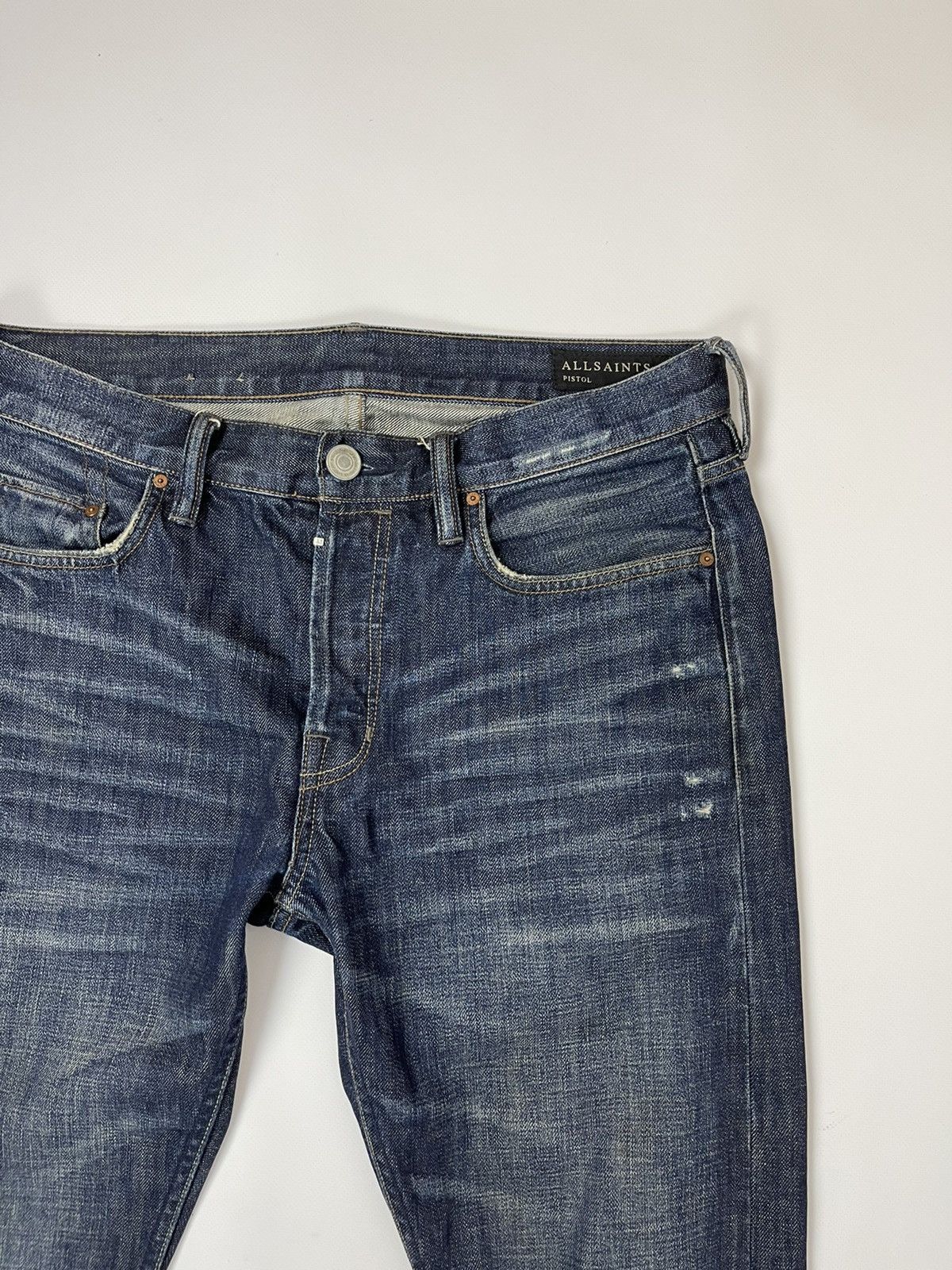 Allsaints Allsaints Kanaba Pistol distressed denim jeans pants Size US 32 / EU 48 - 9 Thumbnail