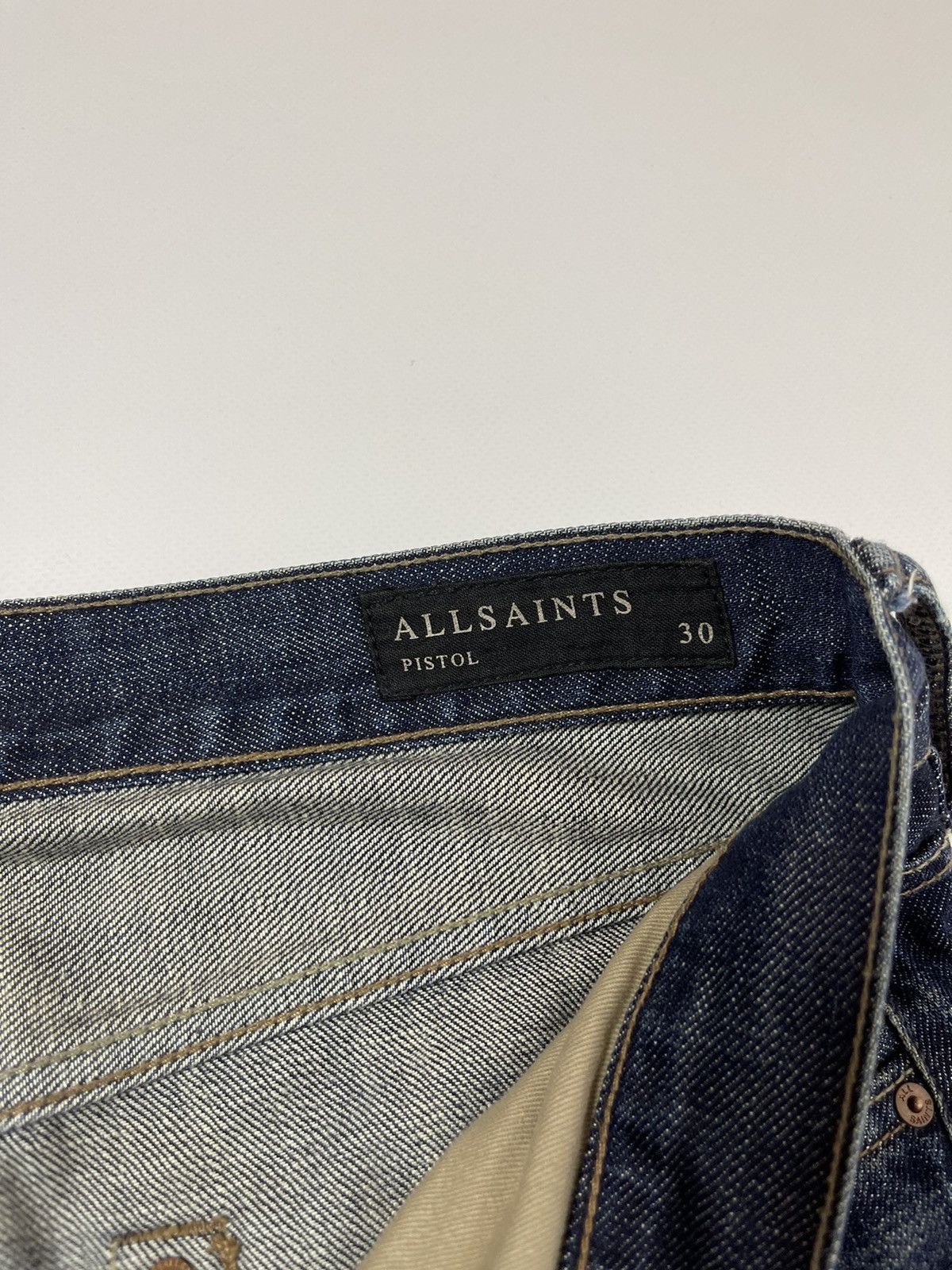 Allsaints Allsaints Kanaba Pistol distressed denim jeans pants Size US 32 / EU 48 - 12 Thumbnail