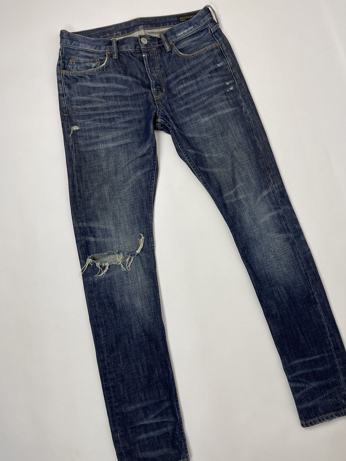Allsaints Allsaints Kanaba Pistol distressed denim jeans pants Size US 32 / EU 48 - 5 Thumbnail