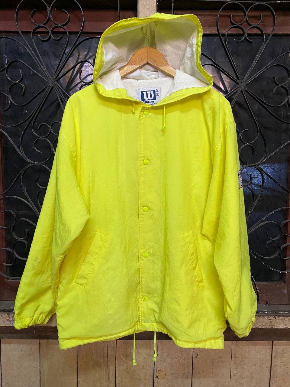 Wilson Vintage Wilson Snap Button Hoodie Track Windbreaker Size US XXL / EU 58 / 5 - 3 Thumbnail