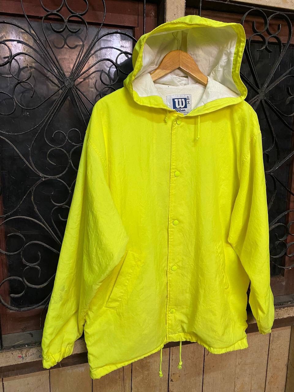 Wilson Vintage Wilson Snap Button Hoodie Track Windbreaker Size US XXL / EU 58 / 5 - 4 Thumbnail