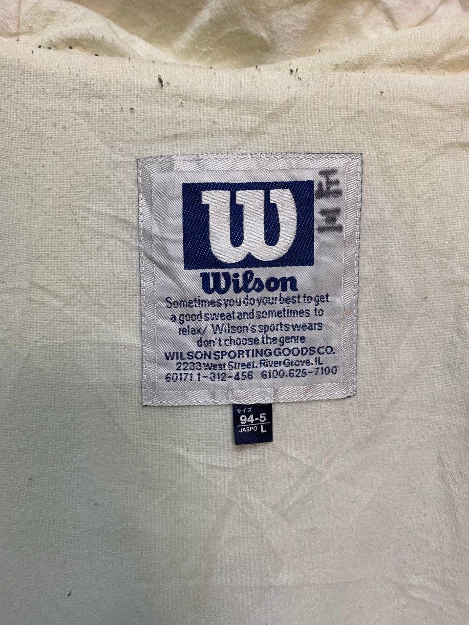 Wilson Vintage Wilson Snap Button Hoodie Track Windbreaker Size US XXL / EU 58 / 5 - 7 Thumbnail