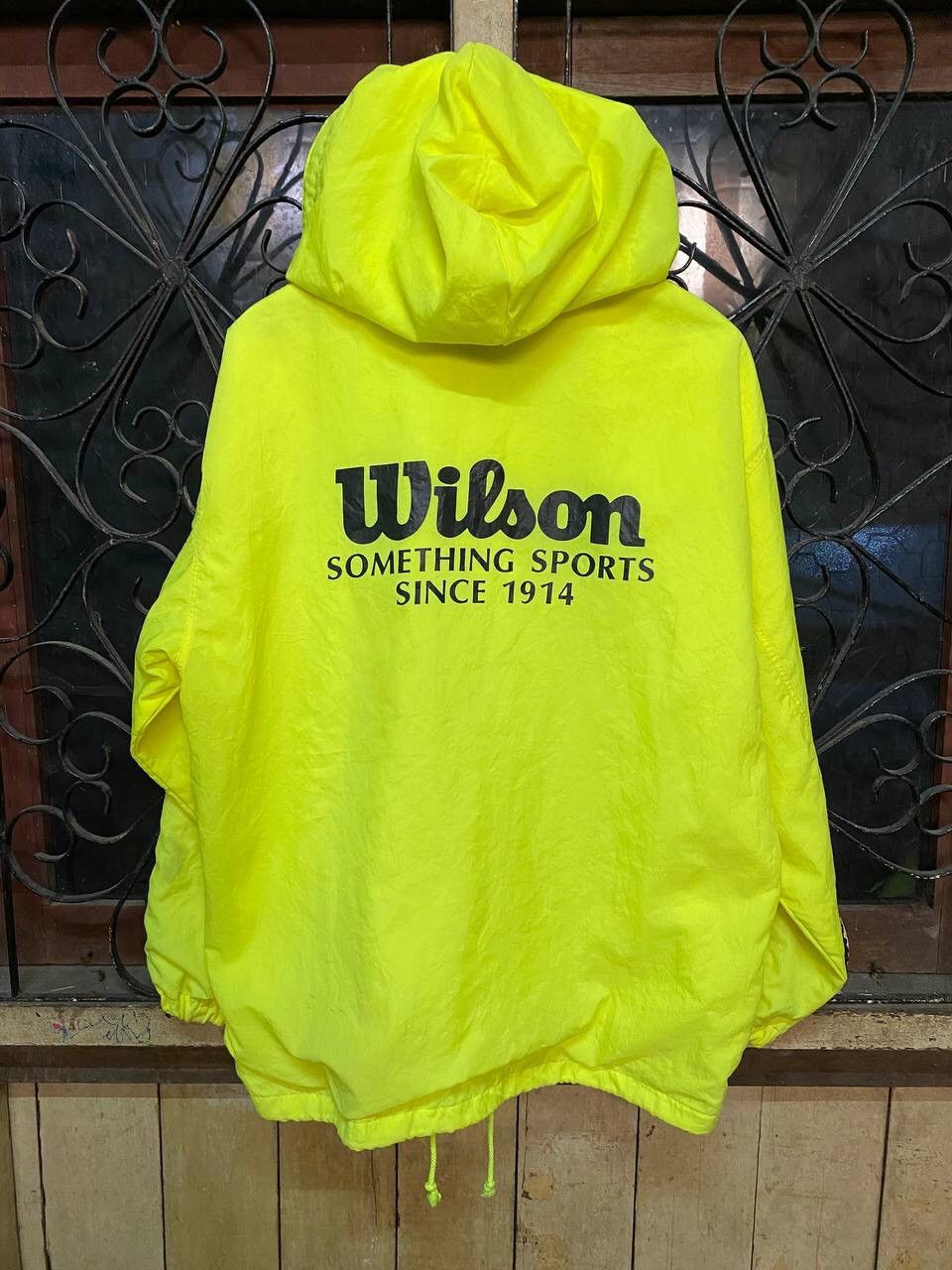 Wilson Vintage Wilson Snap Button Hoodie Track Windbreaker Size US XXL / EU 58 / 5 - 1 Thumbnail