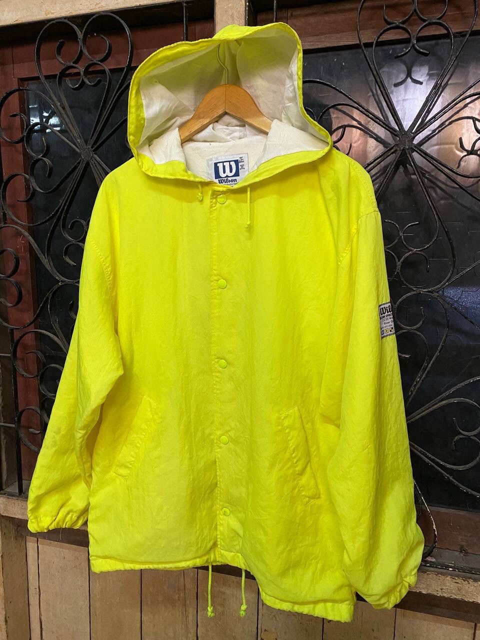 Wilson Vintage Wilson Snap Button Hoodie Track Windbreaker Size US XXL / EU 58 / 5 - 5 Thumbnail