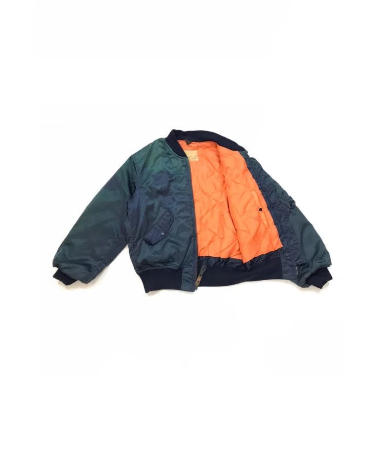 Japanese Brand VINTAGE HOUSTON BOMBER JACKET METALLIC GREEN US MARINE Size US M / EU 48-50 / 2 - 8 Thumbnail