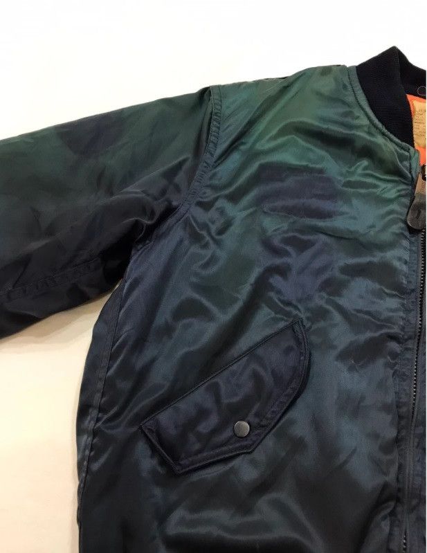 Japanese Brand VINTAGE HOUSTON BOMBER JACKET METALLIC GREEN US MARINE Size US M / EU 48-50 / 2 - 4 Thumbnail