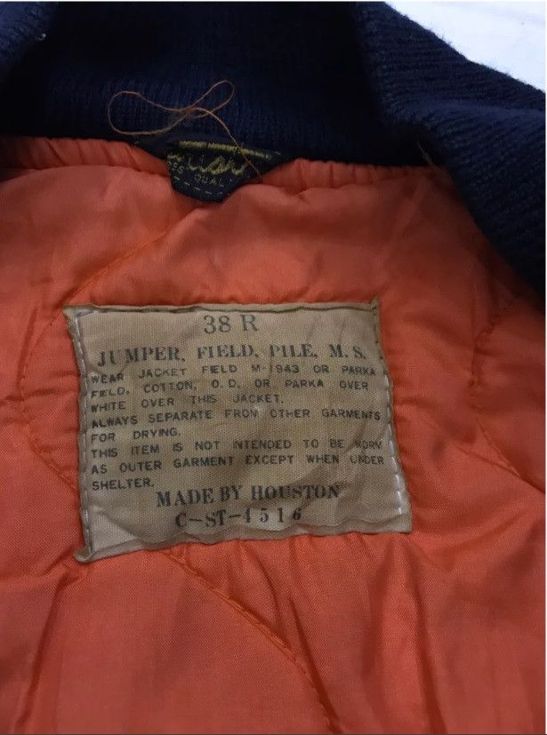 Japanese Brand VINTAGE HOUSTON BOMBER JACKET METALLIC GREEN US MARINE Size US M / EU 48-50 / 2 - 7 Thumbnail