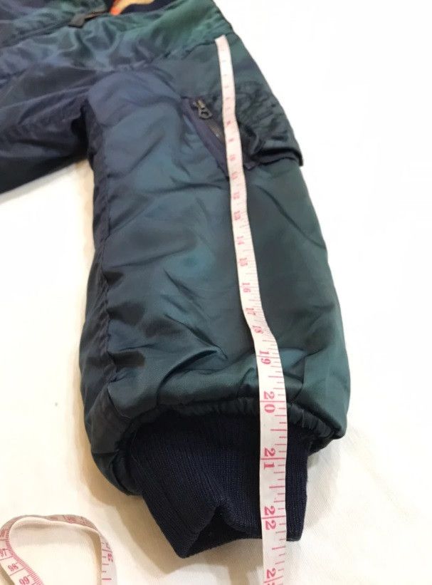 Japanese Brand VINTAGE HOUSTON BOMBER JACKET METALLIC GREEN US MARINE Size US M / EU 48-50 / 2 - 11 Thumbnail