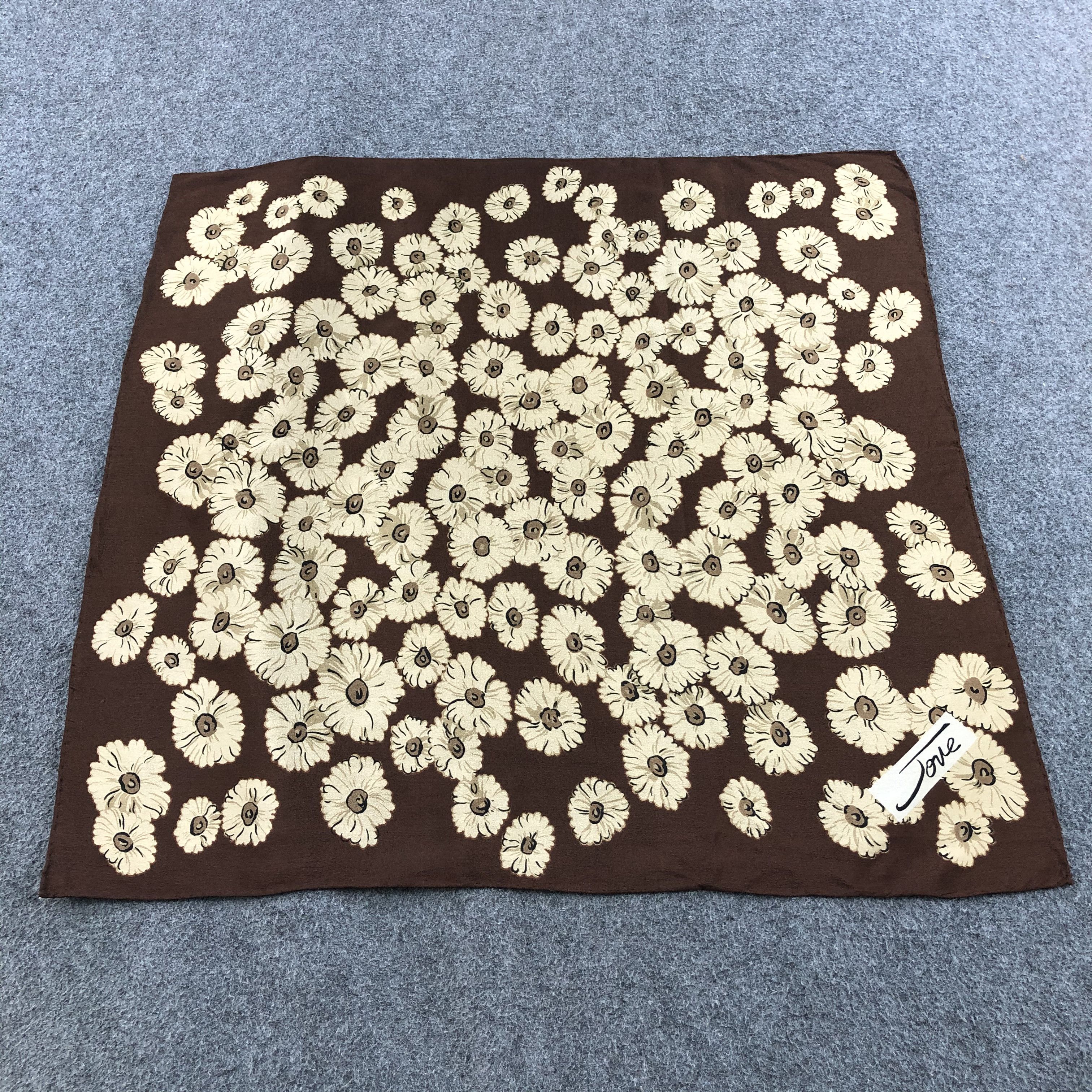Japanese Brand Jove Silk Handkerchief Neckerchief Bandana H1357 Size ONE SIZE - 1 Thumbnail